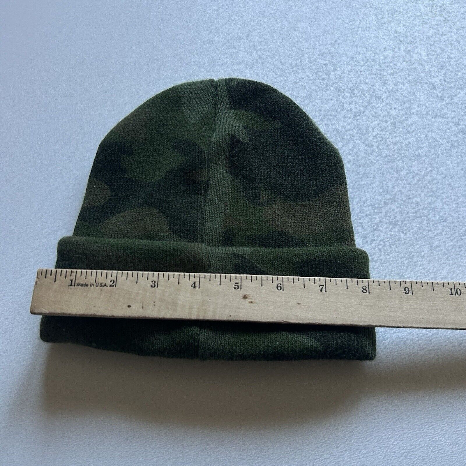 Vintage Vintage 2000s Green Woodland Camouflage Beanie OSFA Rare Size ONE SIZE - 3 Thumbnail