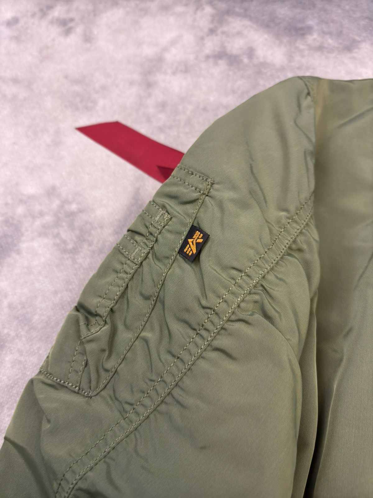 Alpha Industries × Vintage 🔥 Vintage Alpha Industries MA-1 Flight Bomber Jacket Size US S / EU 44-46 / 1 - 6 Thumbnail