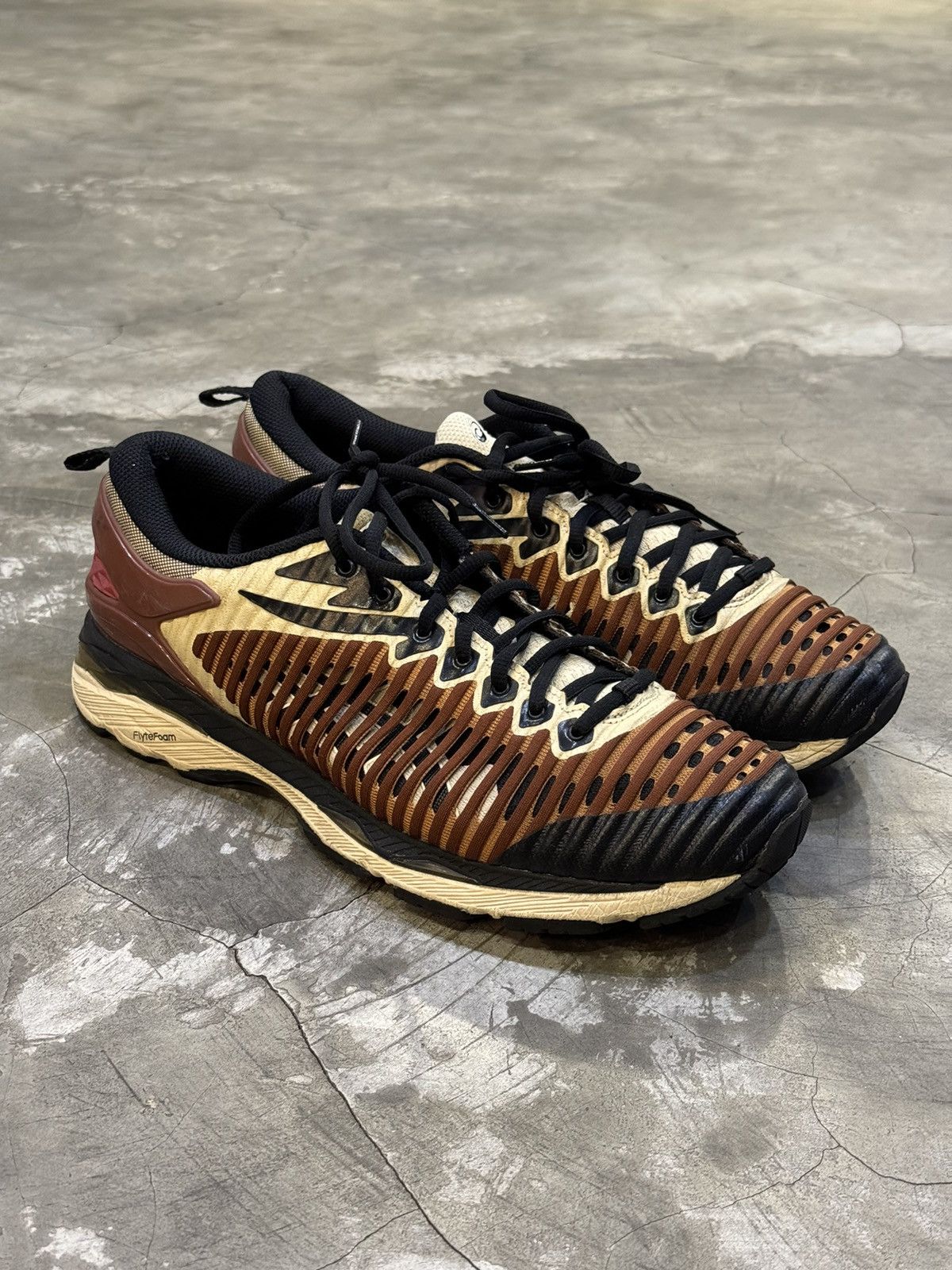 image of Asics Kiko Kostadinov Gel Delva 1 Shoes in Brown, Men's (Size 11)