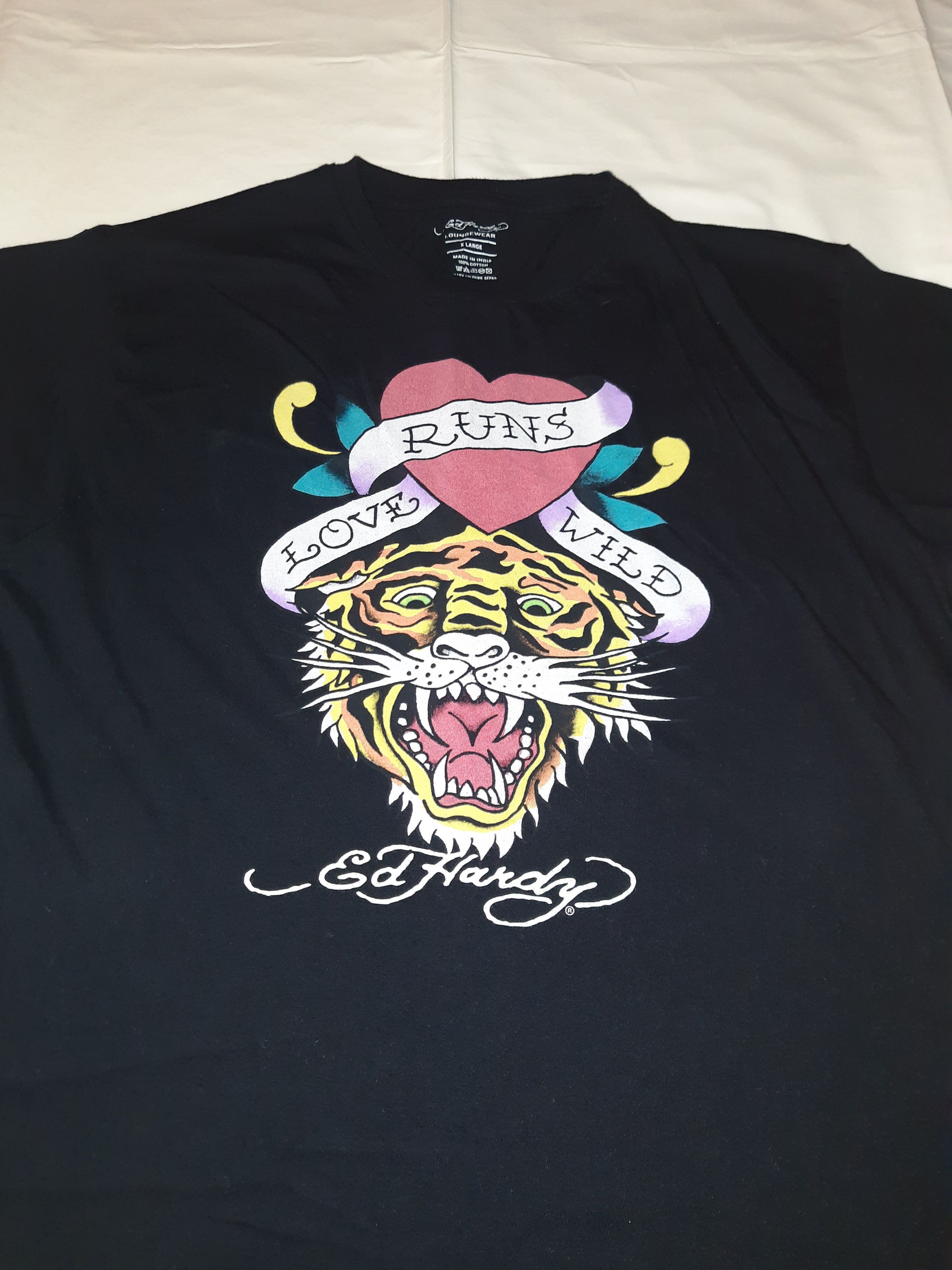 Christian Audigier Christian Audigier Don Ed Hardy Y2k T Shirt Size US XL / EU 56 / 4 - 3 Thumbnail