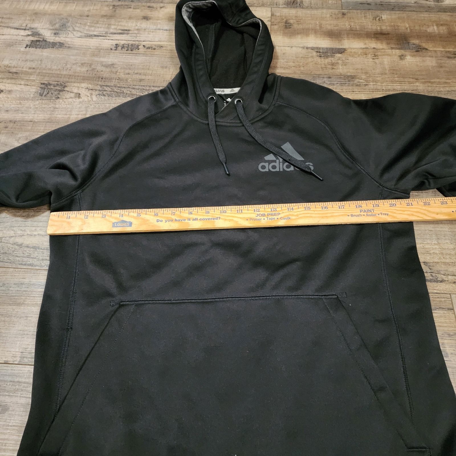 Adidas Adidas Black Hoodie Size Medium Mens Gray Logo 2450 Size US M / EU 48-50 / 2 - 3 Thumbnail