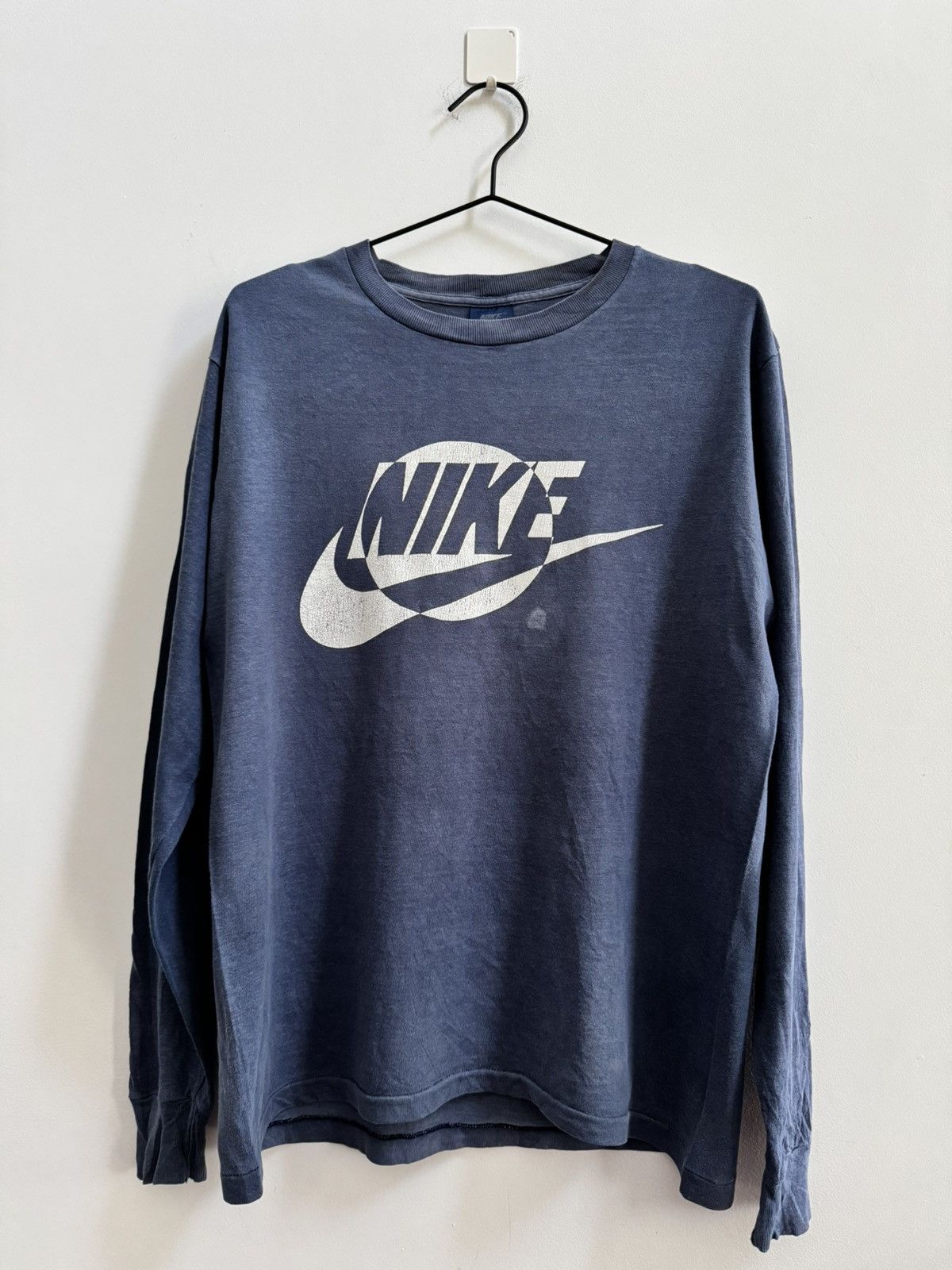 Nike Vintage 80’s Blue Tag Nike LS T-Shirt Size US M / EU 48-50 / 2 - 11 Thumbnail