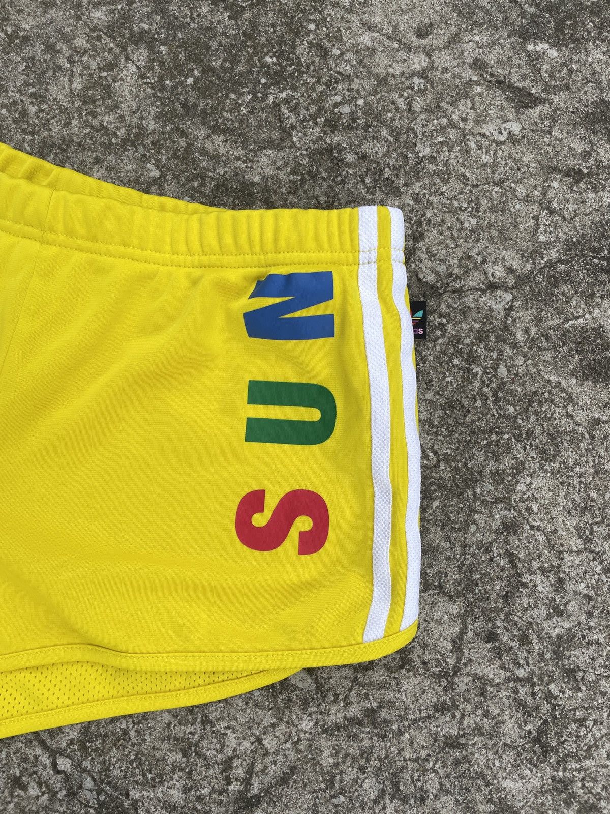 Adidas × Pharrell Vintage Adidas Pharrell Williams Drill Y2K Designer Shorts Size 32" / US 10 / IT 46 - 4 Thumbnail