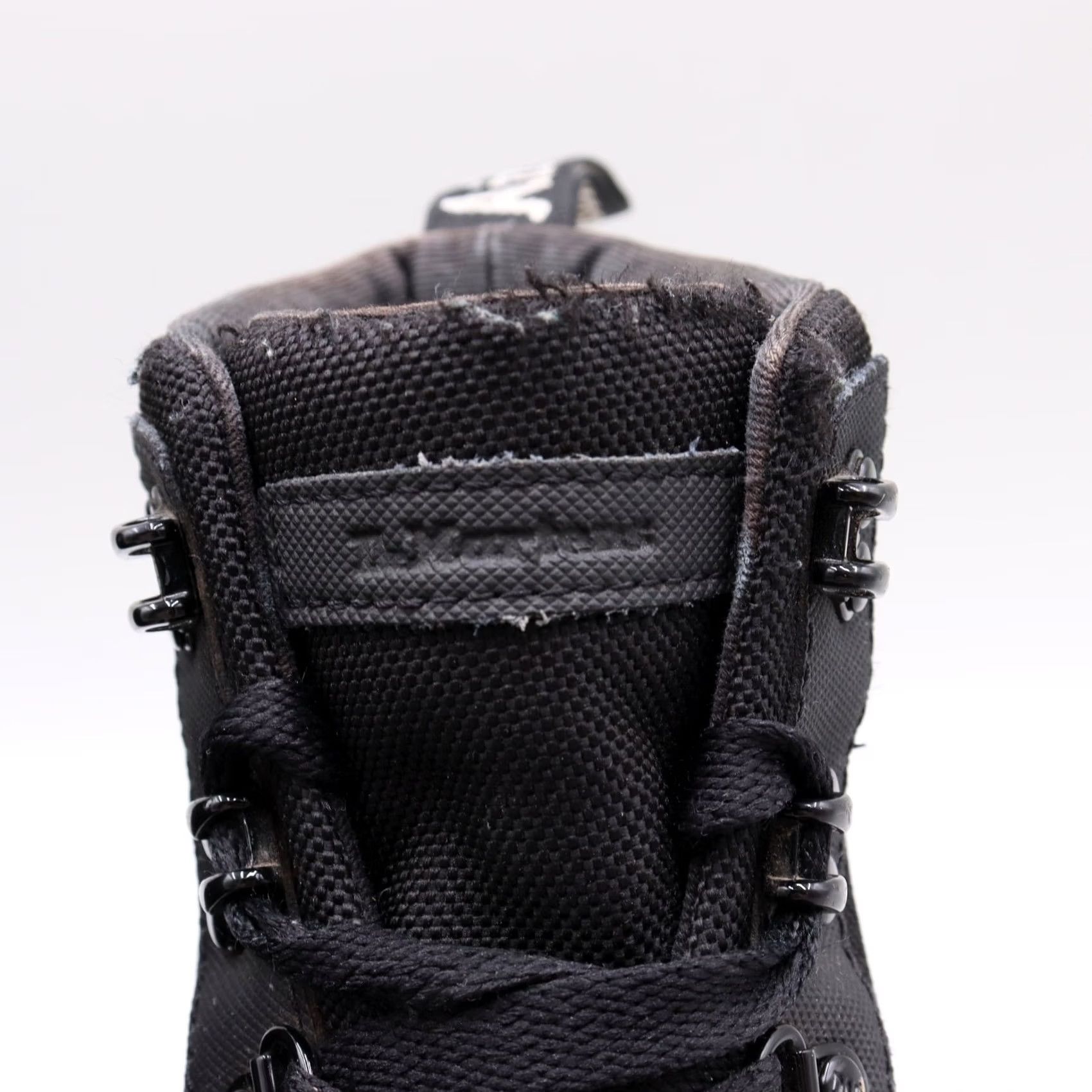 Dr. Martens Dr. Martens Boots Womens Size US 7 Black Canvas Lace Up Combat Casual Combs Size US 8 / IT 38 - 3 Thumbnail