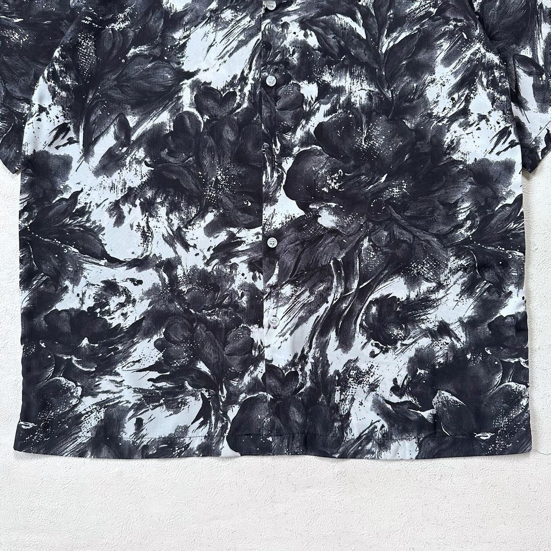 Designer BLACK NINE ABSTRACT PATTERN SHIRT Size US L / EU 52-54 / 3 - 3 Thumbnail