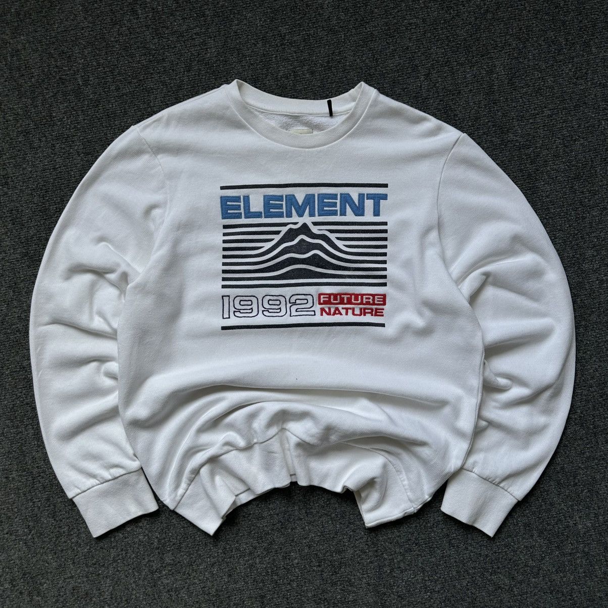 Element VTG Man Element Sweatshirt Big Logo Size M Cotton 00s USA Size US M / EU 48-50 / 2 - 1 Thumbnail