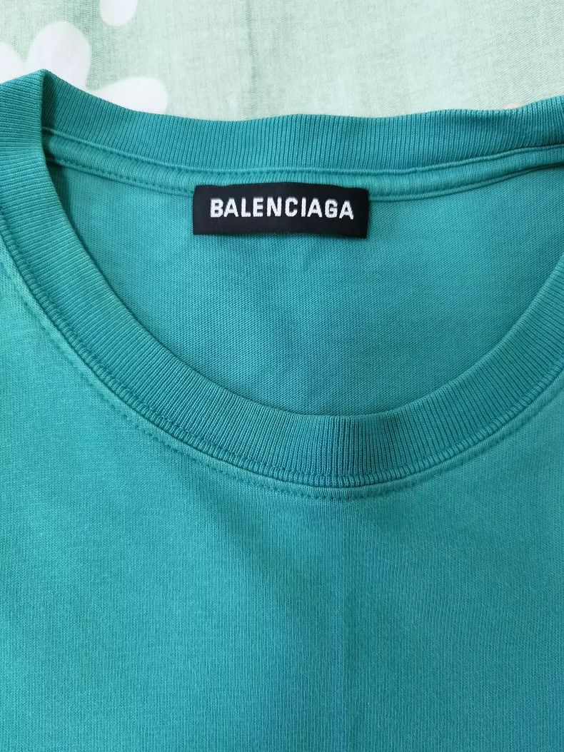 Balenciaga Balenciaga Teal Coca-Cola Short Sleeve T-Shirt Size US S / EU 44-46 / 1 - 4 Thumbnail