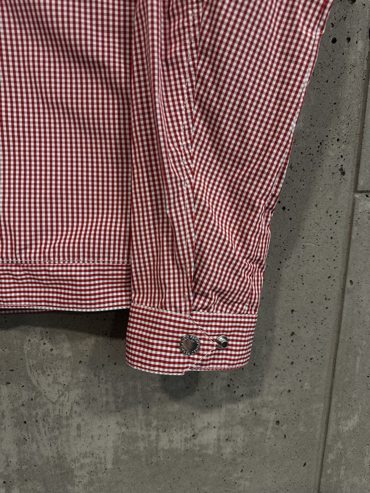 Fred Perry Fred Perry Striped Bomber Jacket Red White Men’s M Size US M / EU 48-50 / 2 - 5 Thumbnail