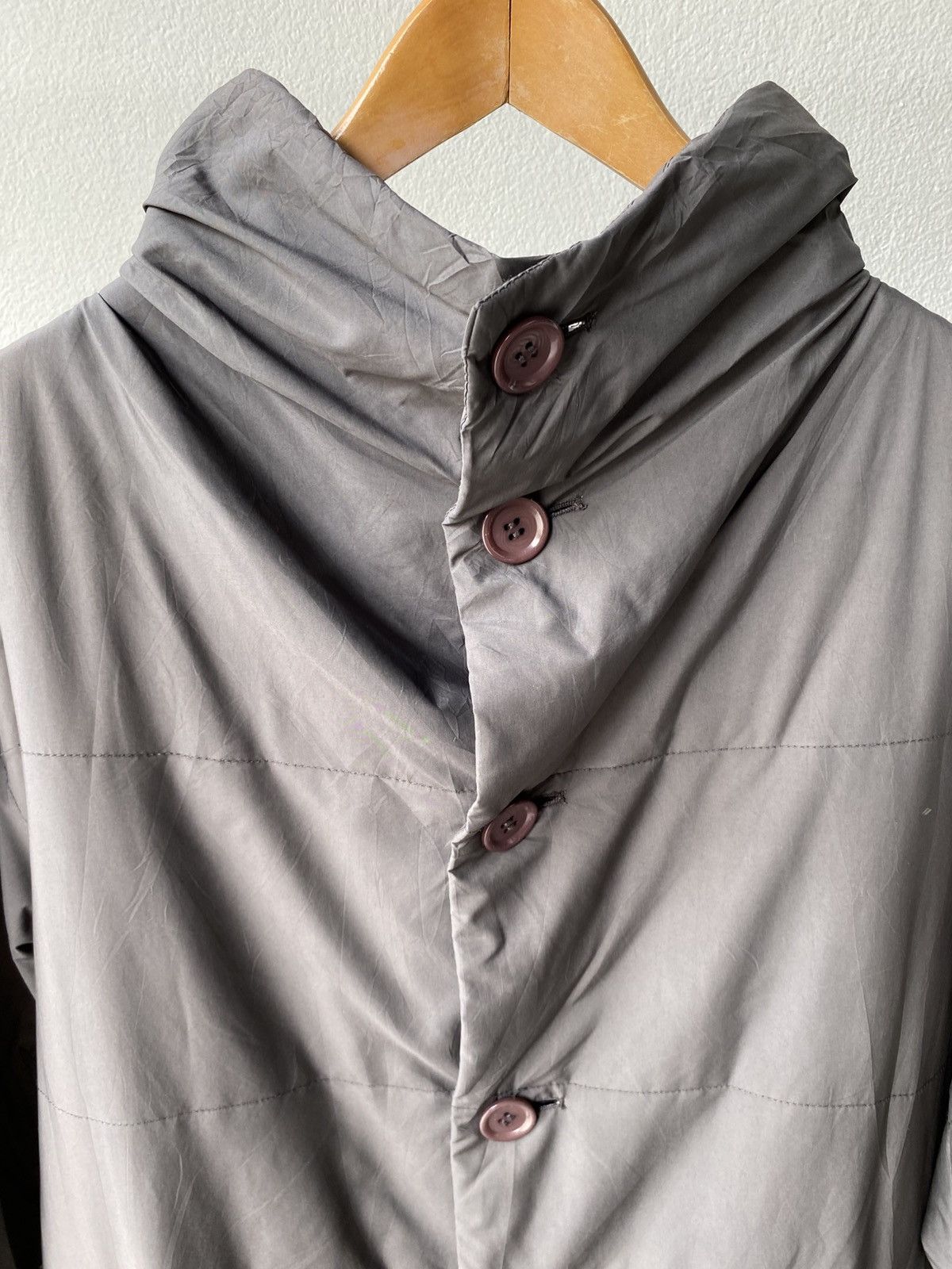 Issey Miyake Plantation Dark grey long coat Size M / US 6-8 / IT 42-44 - 16 Thumbnail