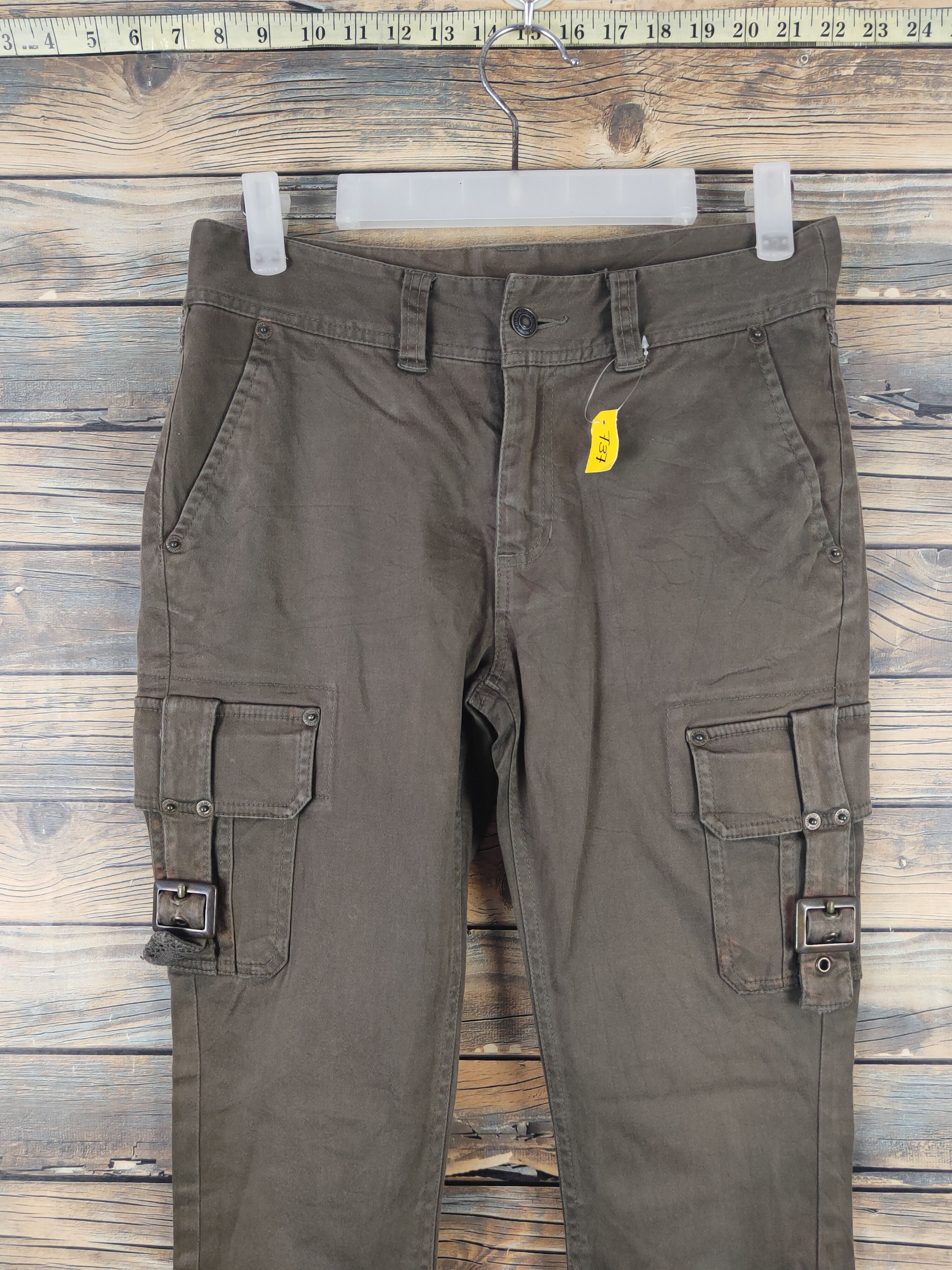 Japanese Brand DL Japanese Brand Brown Multipocket Cargo Pants #737 Size 28" / US 6 / IT 42 - 2 Thumbnail