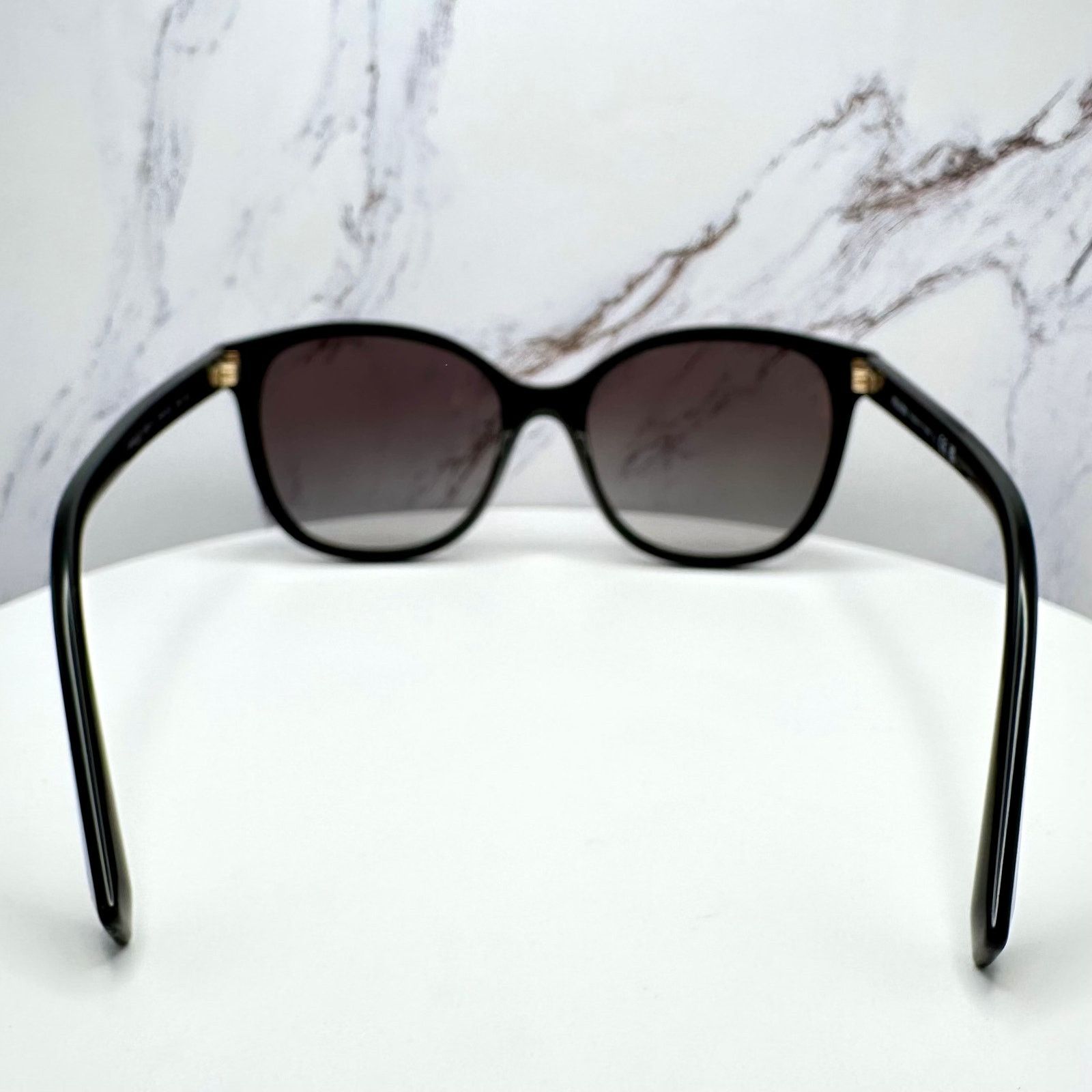 Prada New PRADA Sunglasses Black Gold Square Gray Lens Size ONE SIZE - 20 Thumbnail