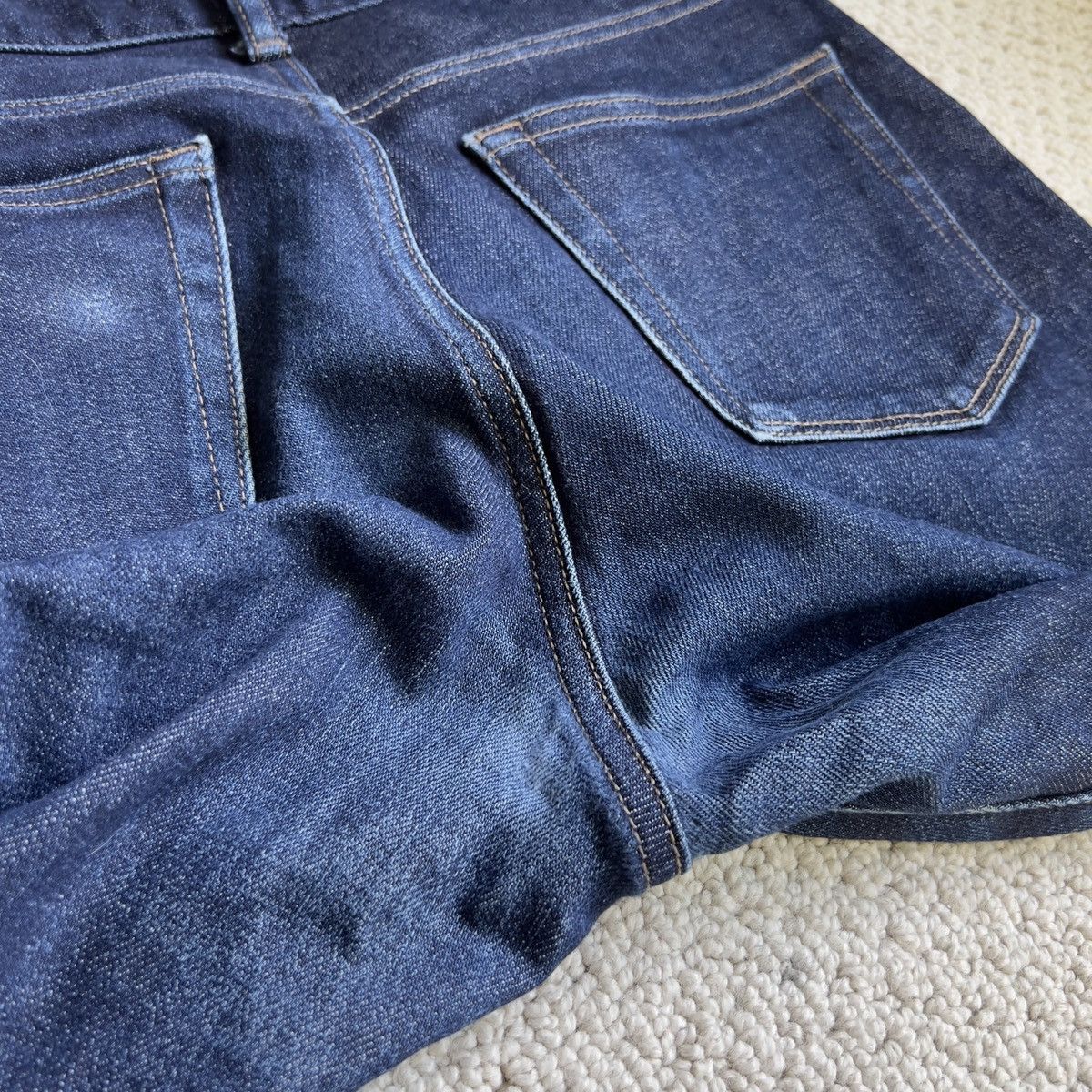 Kaihara Denim × Uniqlo uniqlo raw selvedge slim straight kaihara denim Size US 30 / EU 46 - 6 Thumbnail