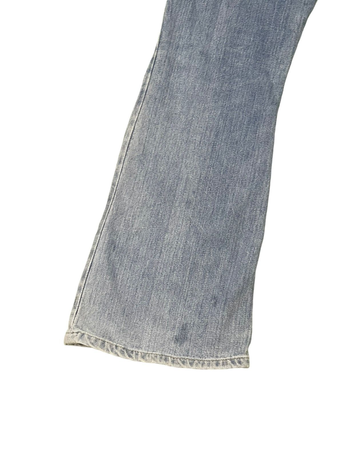Japanese Brand Flare Jeans Blue Way Japan Faded Distress Boot Cut 7🟦6 Size US 30 / EU 46 - 15 Thumbnail