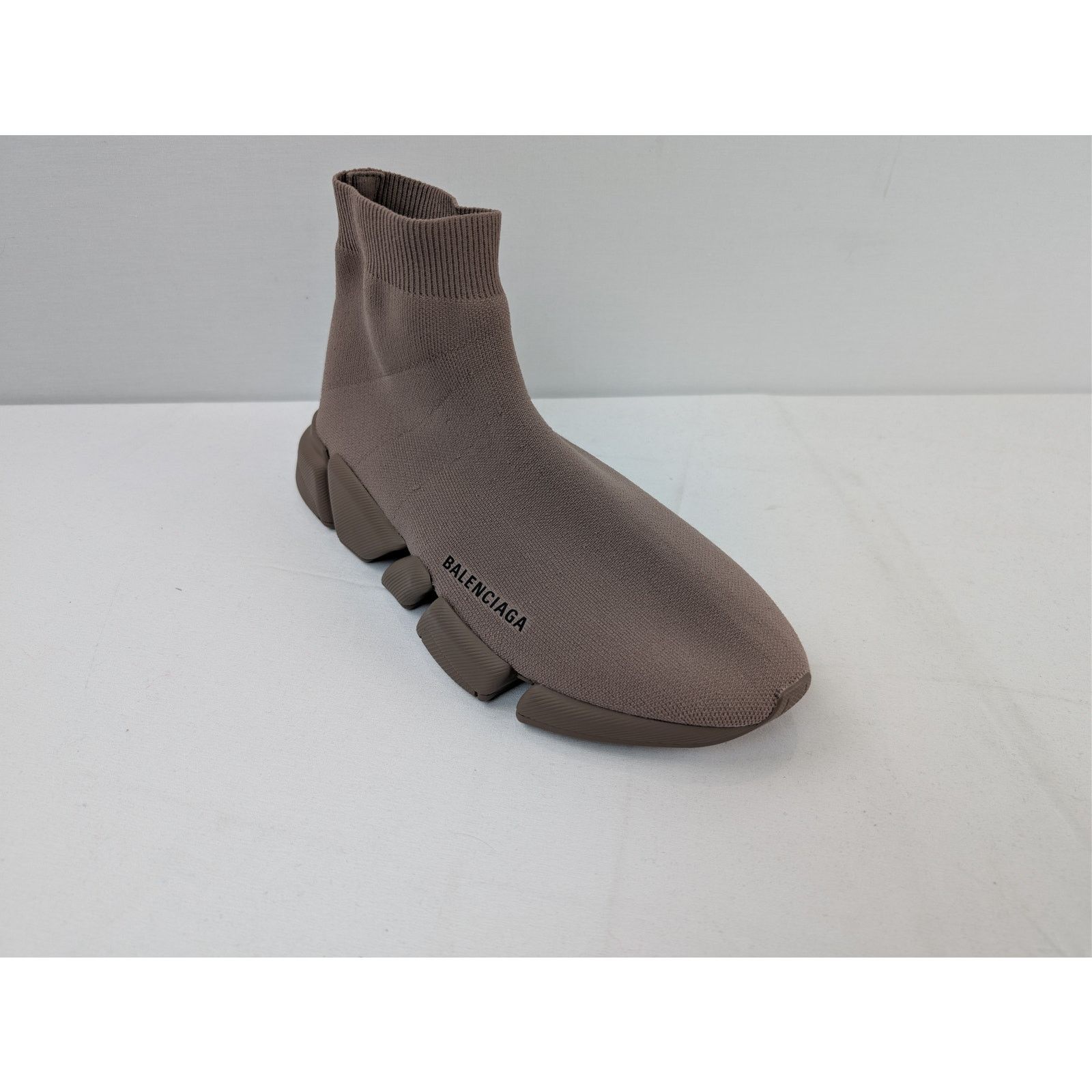Balenciaga o1rshd1 Speed 2.0 Recycled Low-Top Sneakers in Mink Grey Size US 12 / EU 45 - 3 Thumbnail