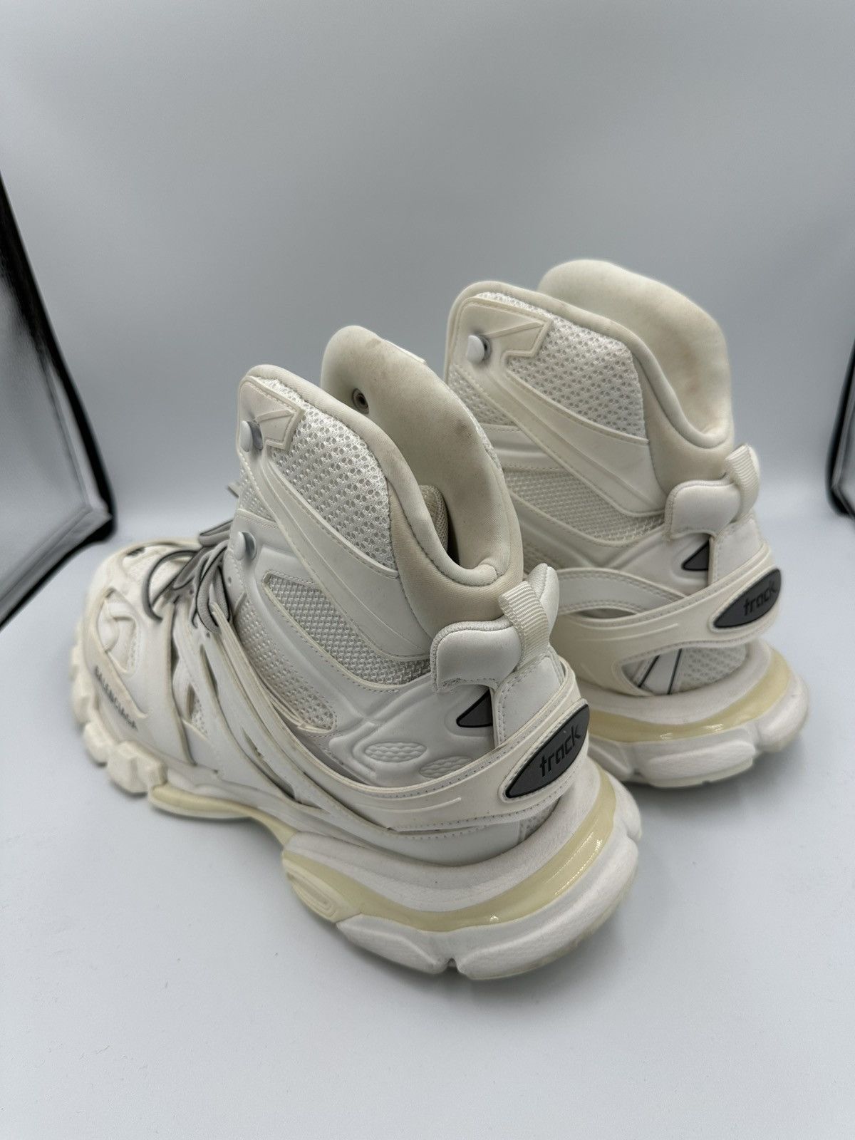 Balenciaga Balenciaga TRACK HIGH TOP SNEAKERS Size US 12.5 / EU 45-46 - 11 Thumbnail