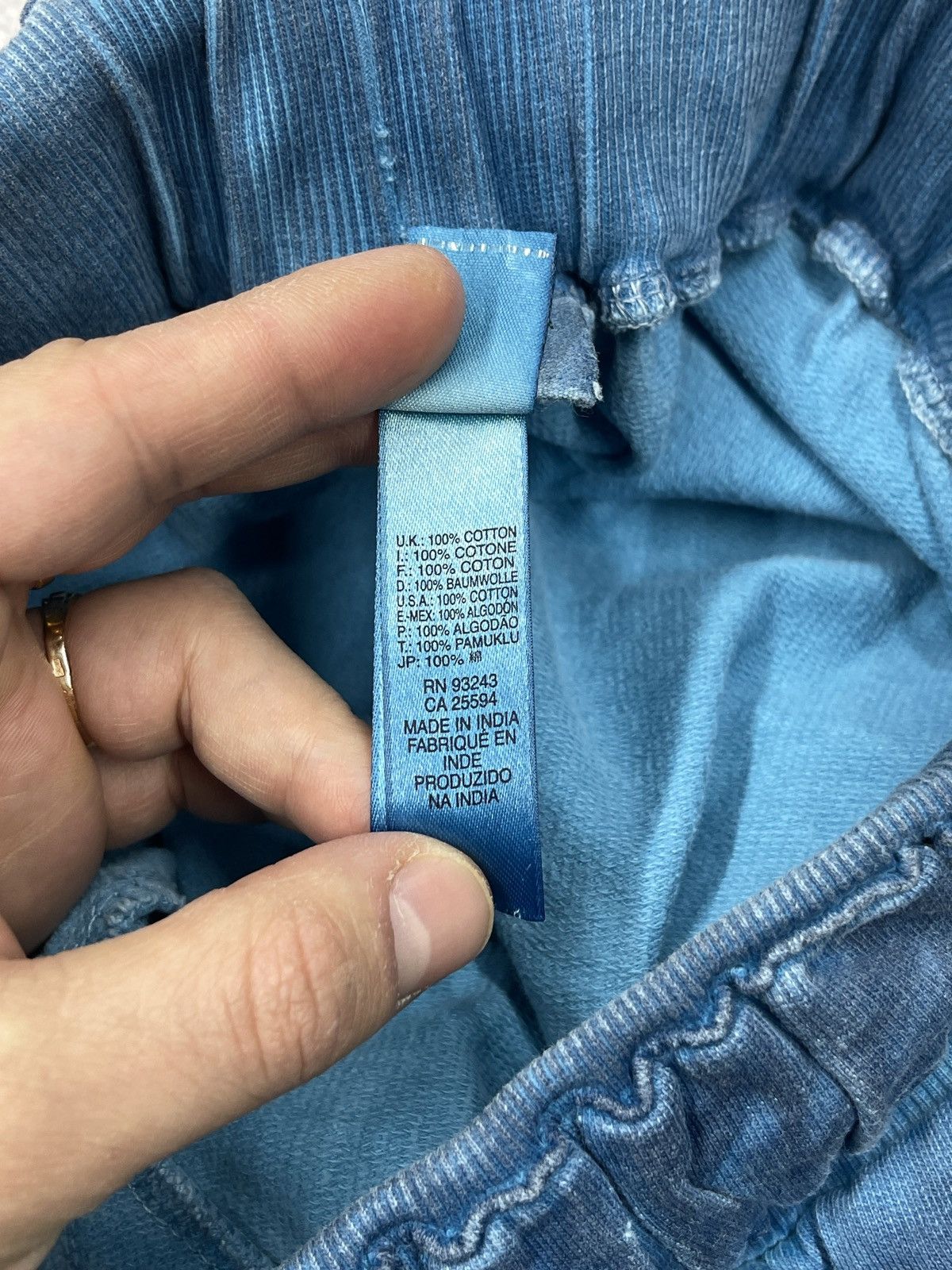 Diesel Mens Diesel Garment Dyed Shorts Blue Avant Garde Size S Size US 30 / EU 46 - 10 Thumbnail