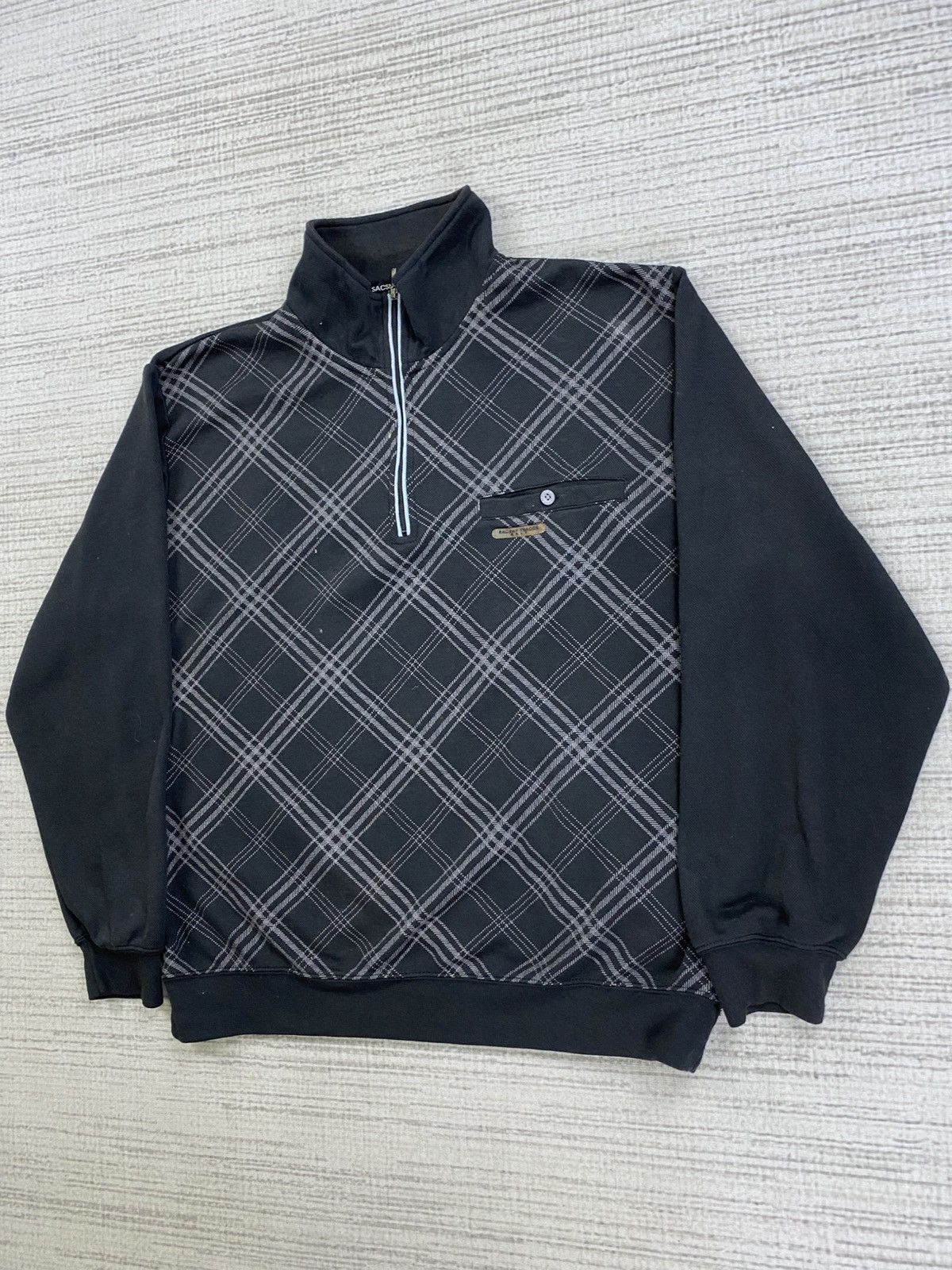 Yohji Yamamoto 🔥Vintage Yohji Yamamoto Sacsny Y’Saccs Golf Halfzipper Size US M / EU 48-50 / 2 - 4 Thumbnail