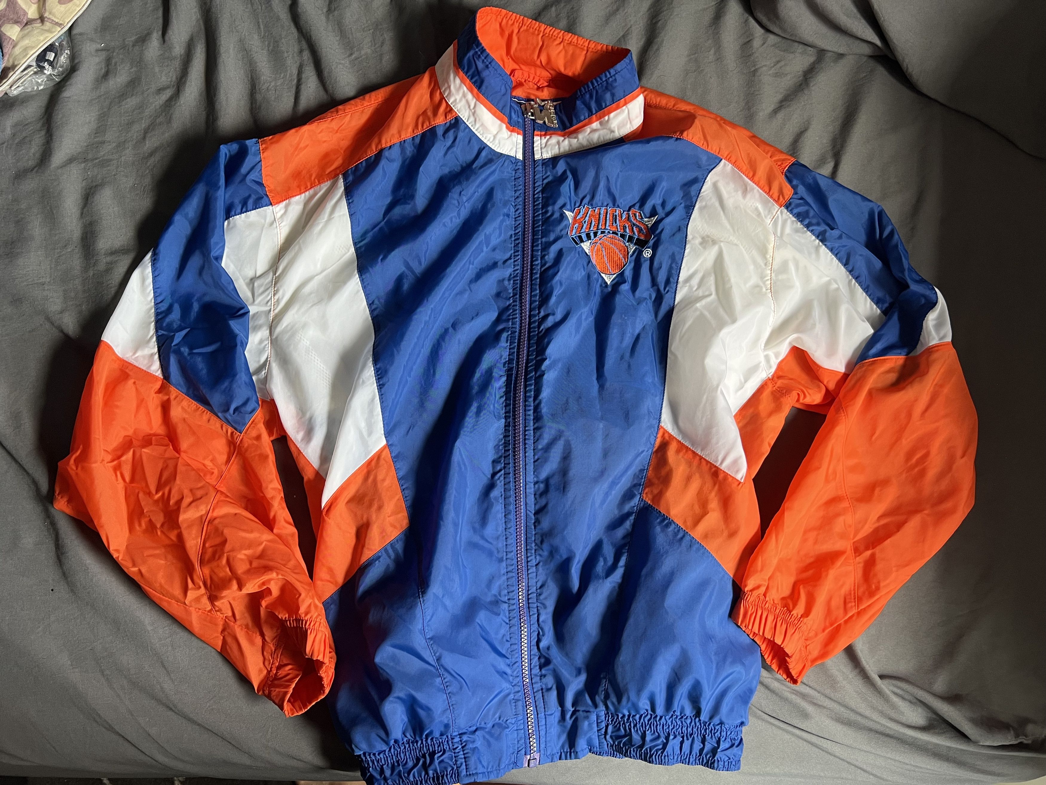 Starter New York Knicks Windbreaker Jacket Medium Light Jackets