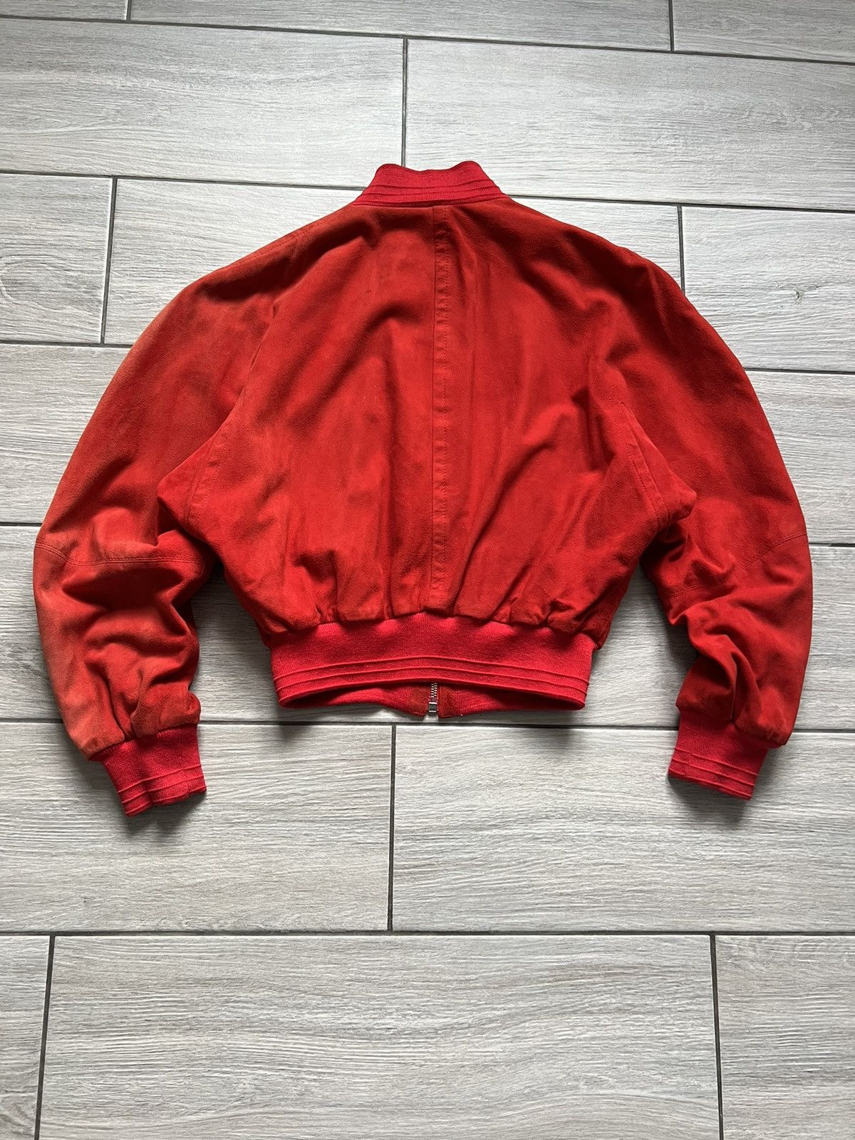 Jil Sander ARCHIVE Vintage Jil Sander Red Bomber Jacket 90s Designer Size M / US 6-8 / IT 42-44 - 23 Thumbnail
