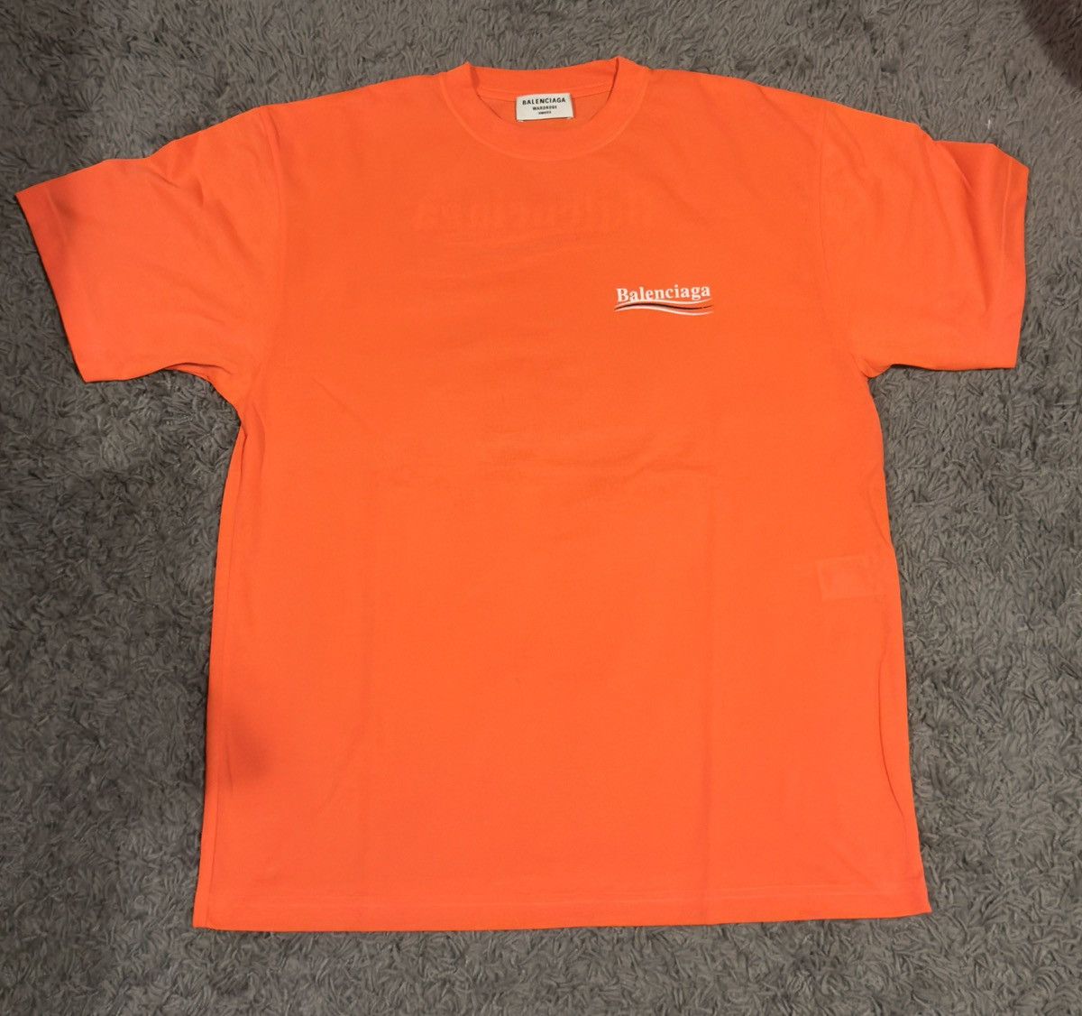 Balenciaga Balenciaga Political Campaign T-Shirt Orange Fluo Size US XS / EU 42 / 0 - 3 Thumbnail