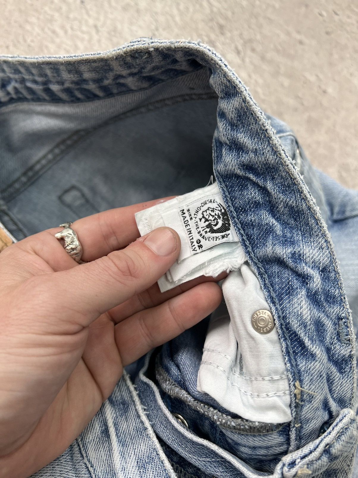 Diesel × Japanese Brand Y2K Vintage Streetwear DIESel Cargo Baggy Jeans sh Size US 32 / EU 48 - 9 Thumbnail