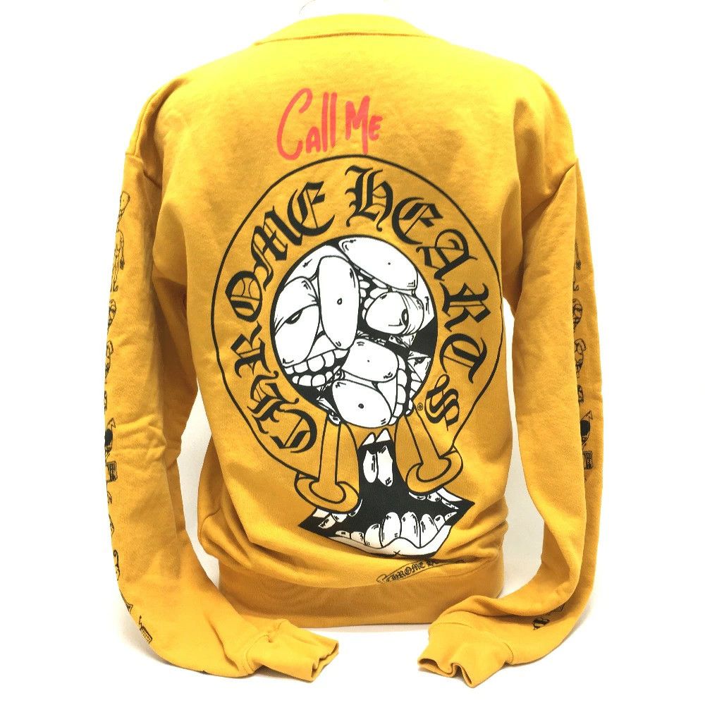 Chrome Hearts CHROME HEARTS Mattyboy PPO Pullover Sweatshirt Yellow XS Size US XS / EU 42 / 0 - 1 Thumbnail