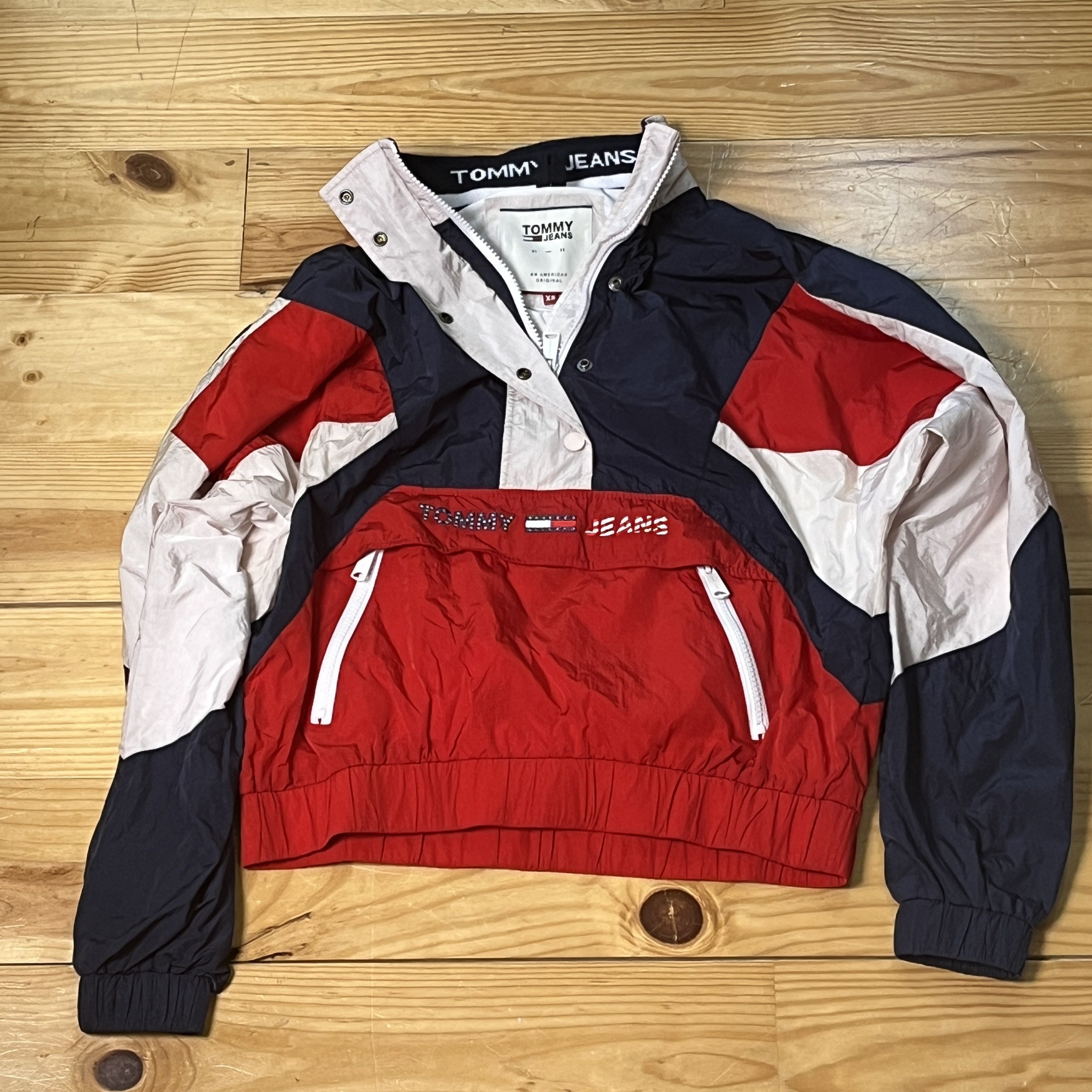 Tommy Hilfiger Tommy Jeans USA Flag Windbreaker Size US XS / EU 42 / 0 - 2 Thumbnail