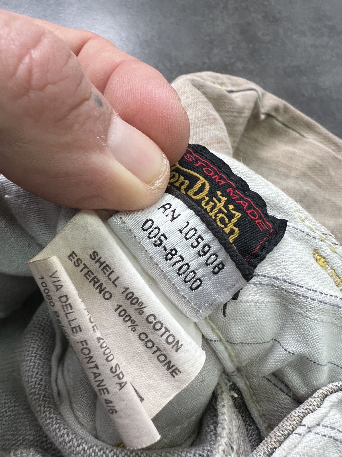 Vintage × Von Dutch Crazy Vintage Y2K Von Dutch Cargo Pants Skater Opium Size US 31 - 10 Thumbnail