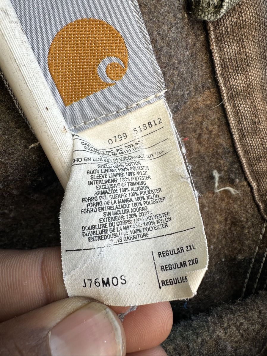Carhartt × Vintage Vintage Carhartt Detroit jacket J76 MOS ( military olive) Size US XXL / EU 58 / 5 - 8 Thumbnail