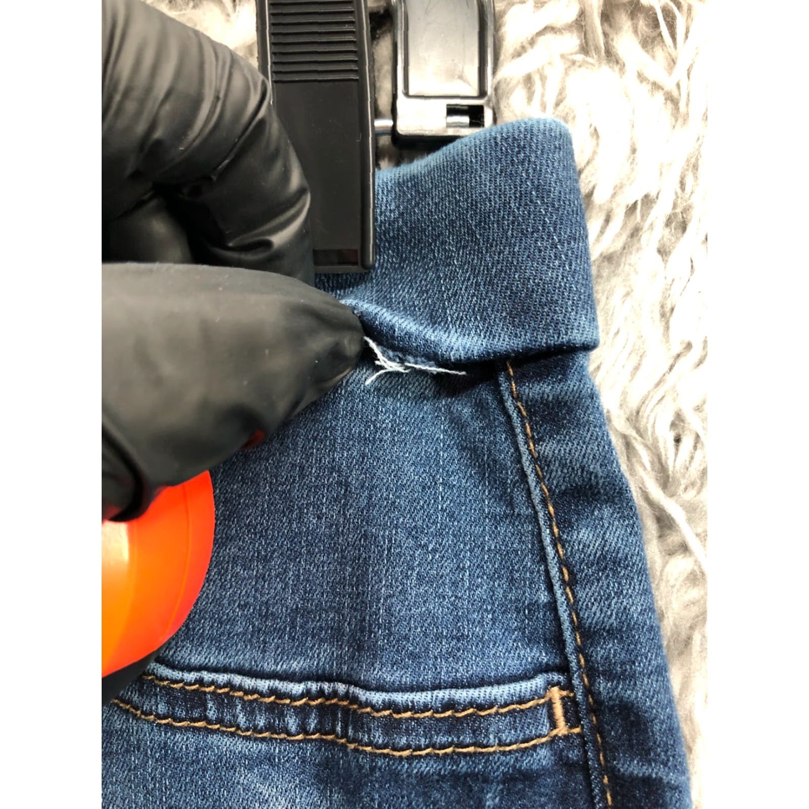 Vintage No Boundaries Jeans Size L Juniors Medium Wash Blue High Rise Regular Fit 28 in Inseam 27 in 5-Pocket Denim Skinny Womens Jeans Size 36" / US 14 / IT 50 - 6 Thumbnail