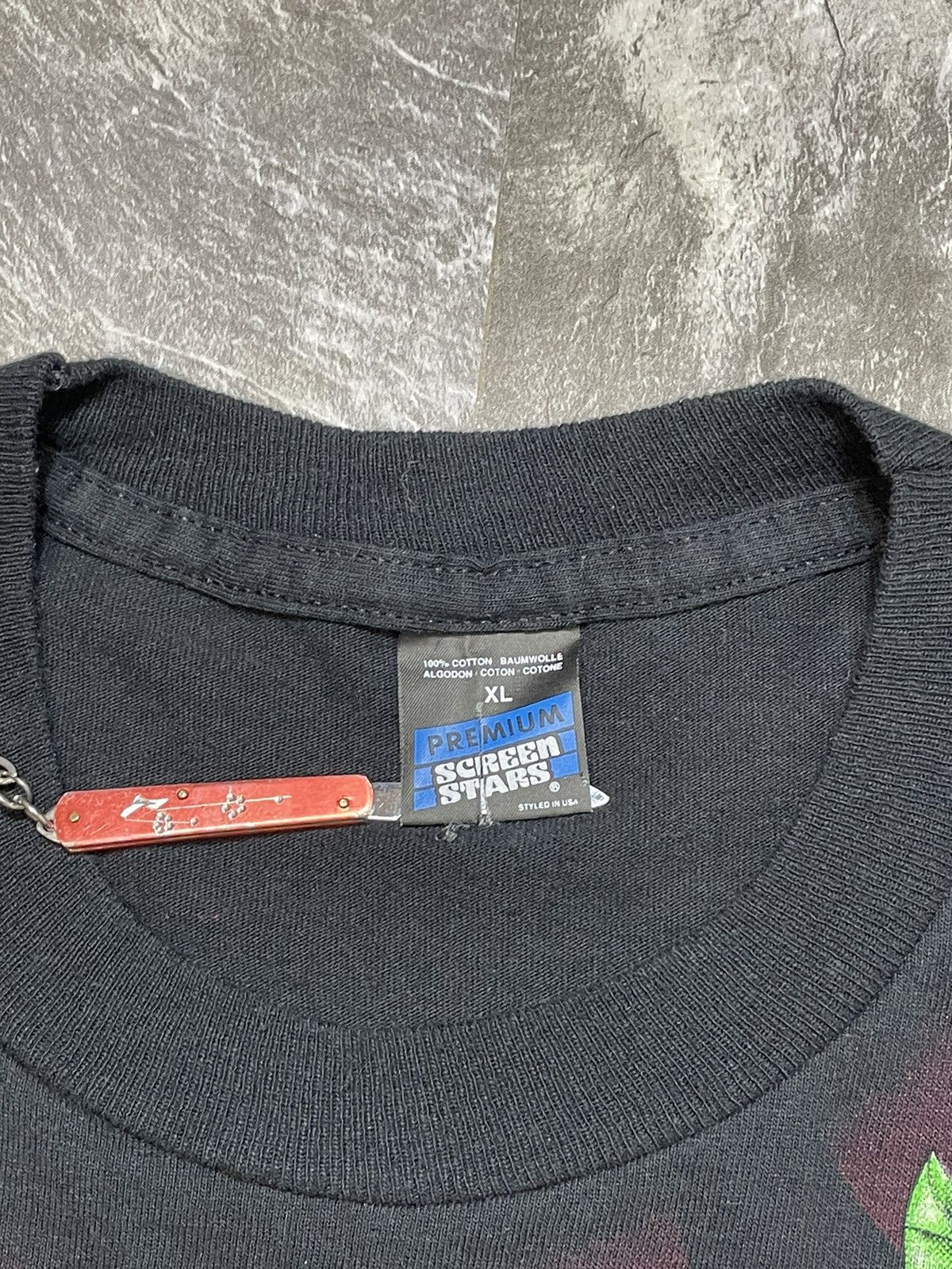 Guns N' Roses 🚨Vintage 1993 Guns n Roses Alloverprint Band Tee Graphic Size US XL / EU 56 / 4 - 17 Thumbnail