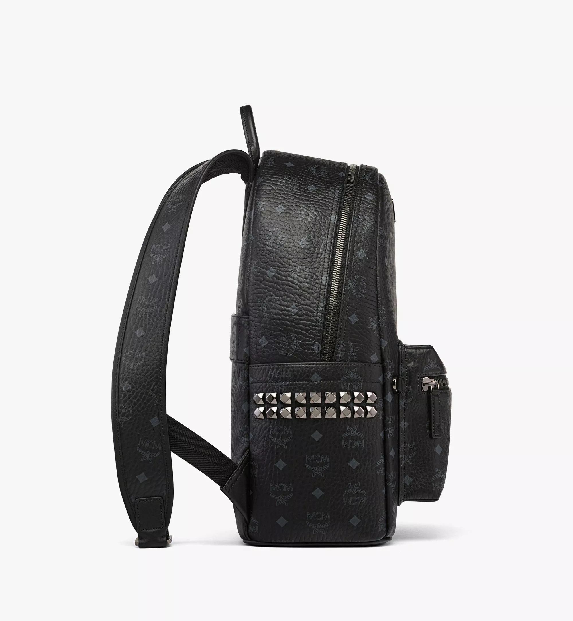 MCM o1mt1gz0426 Size: OS / Stark Side Studs Backpack in Black Size ONE SIZE - 3 Thumbnail