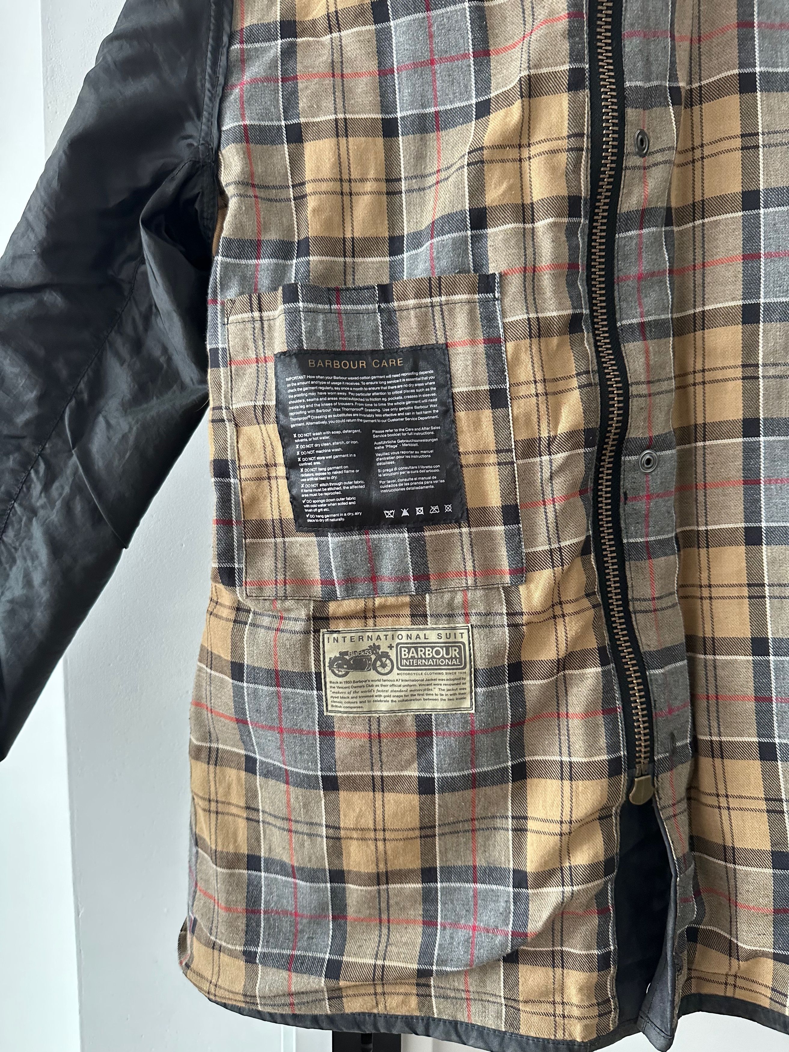 Barbour Barbour International Slim waxed belted Steve McQueen jacket Size US L / EU 52-54 / 3 - 9 Thumbnail