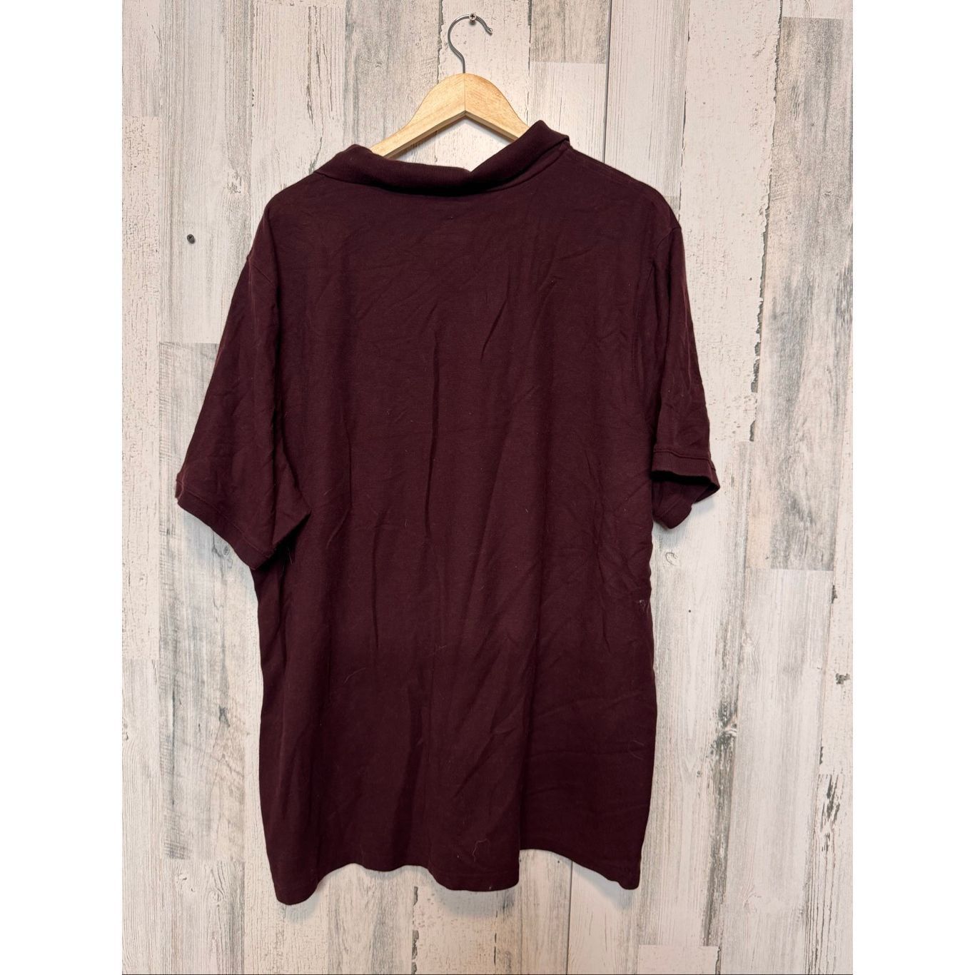 Sonoma Sonoma Men’s Burgundy Polo Shirt 3XB Short Sleeve Cotton Ble Size US XXL / EU 58 / 5 - 5 Thumbnail