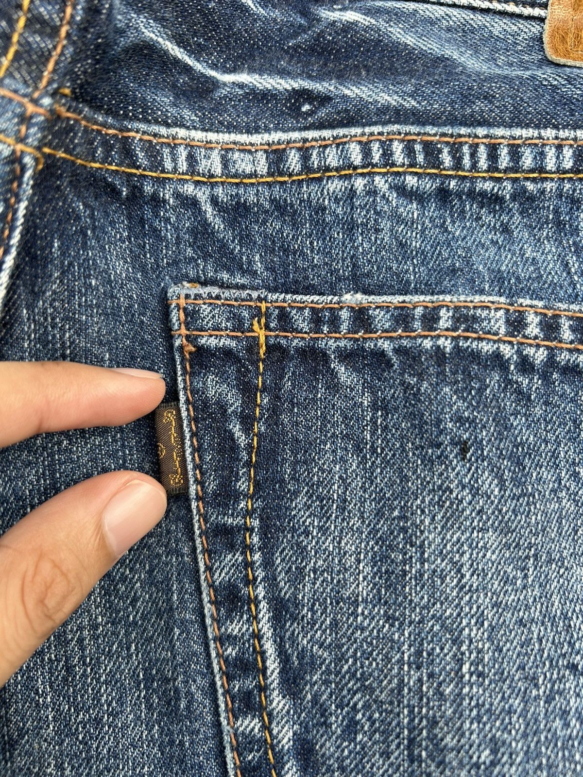 GOA G.O.A Selvedge Japanese Punk Distressed Denim Jeans Size US 31 - 10 Thumbnail