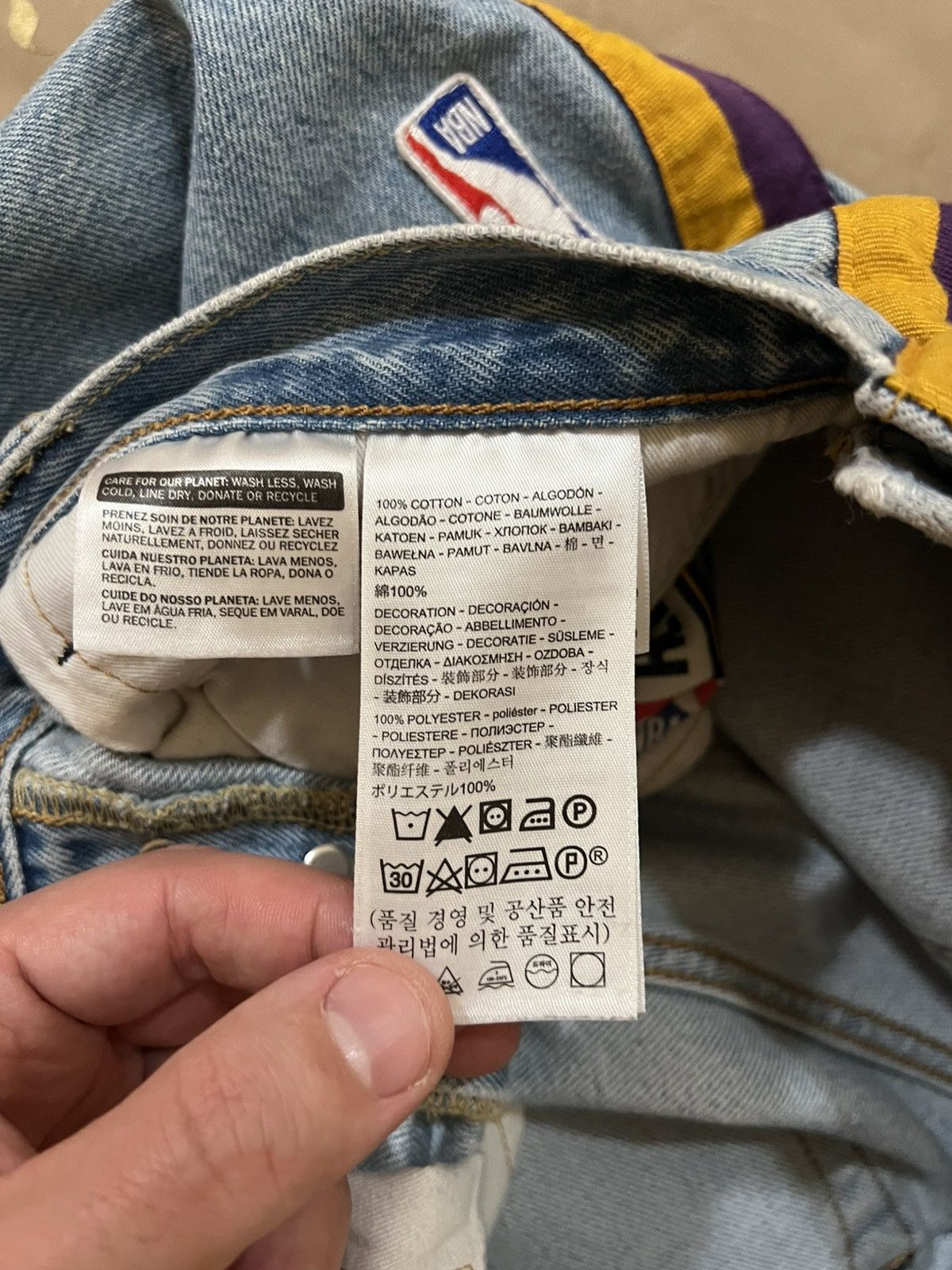 Just Don Just Don Lakers NBA Tearaway Jeans size 32 $900 Size US 32 / EU 48 - 7 Thumbnail