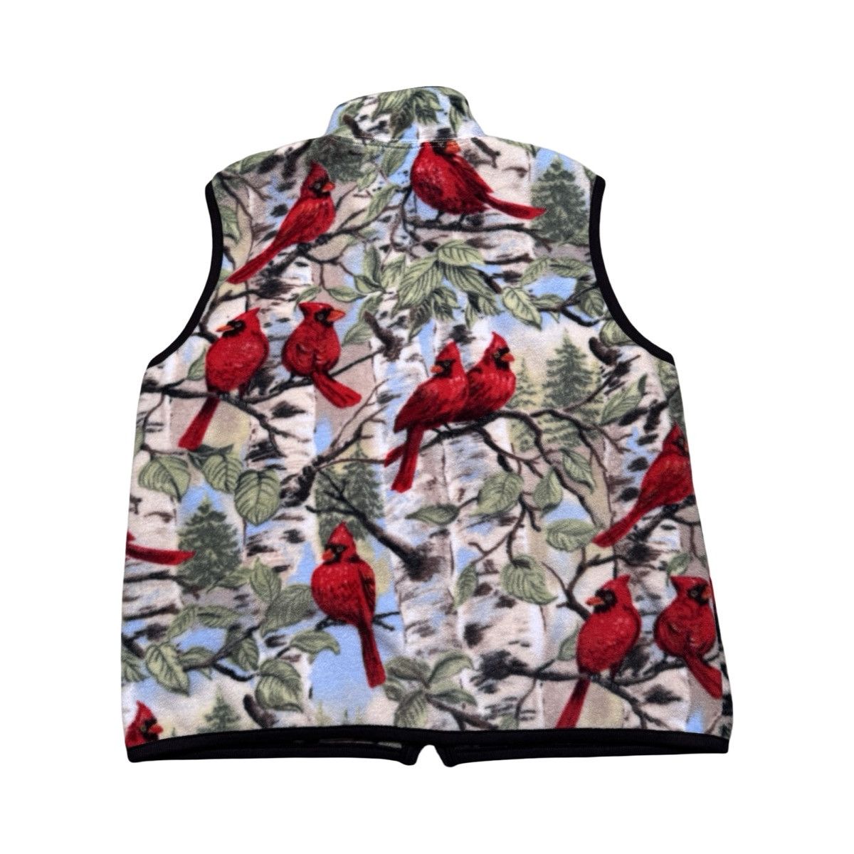 Vintage Vintage 90s South Mountain Fleece Vest Red Cardinals M Size M / US 6-8 / IT 42-44 - 6 Thumbnail