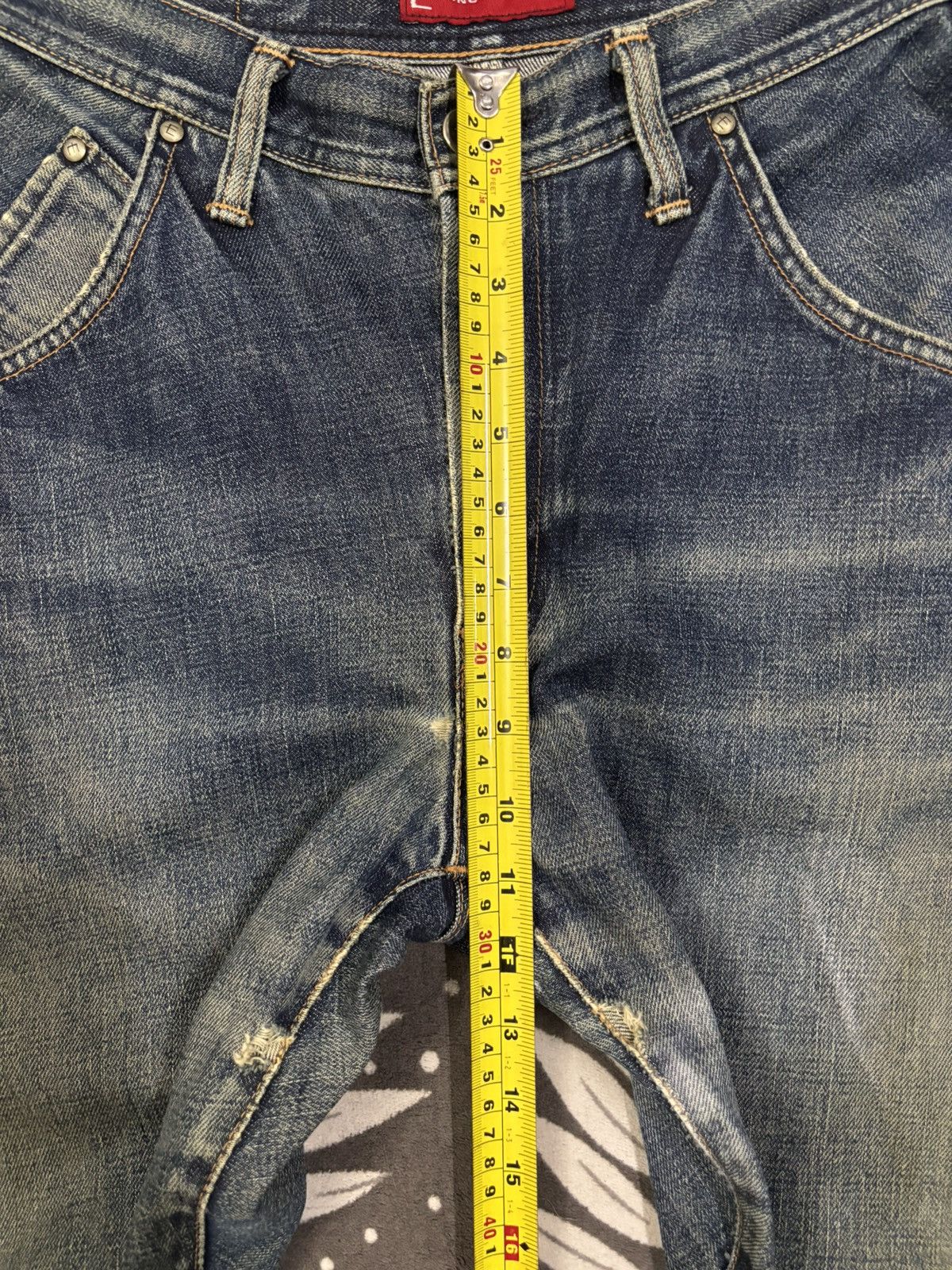 Vintage Edwin E Function Mud Wash Loose Twisted Leg Jeans