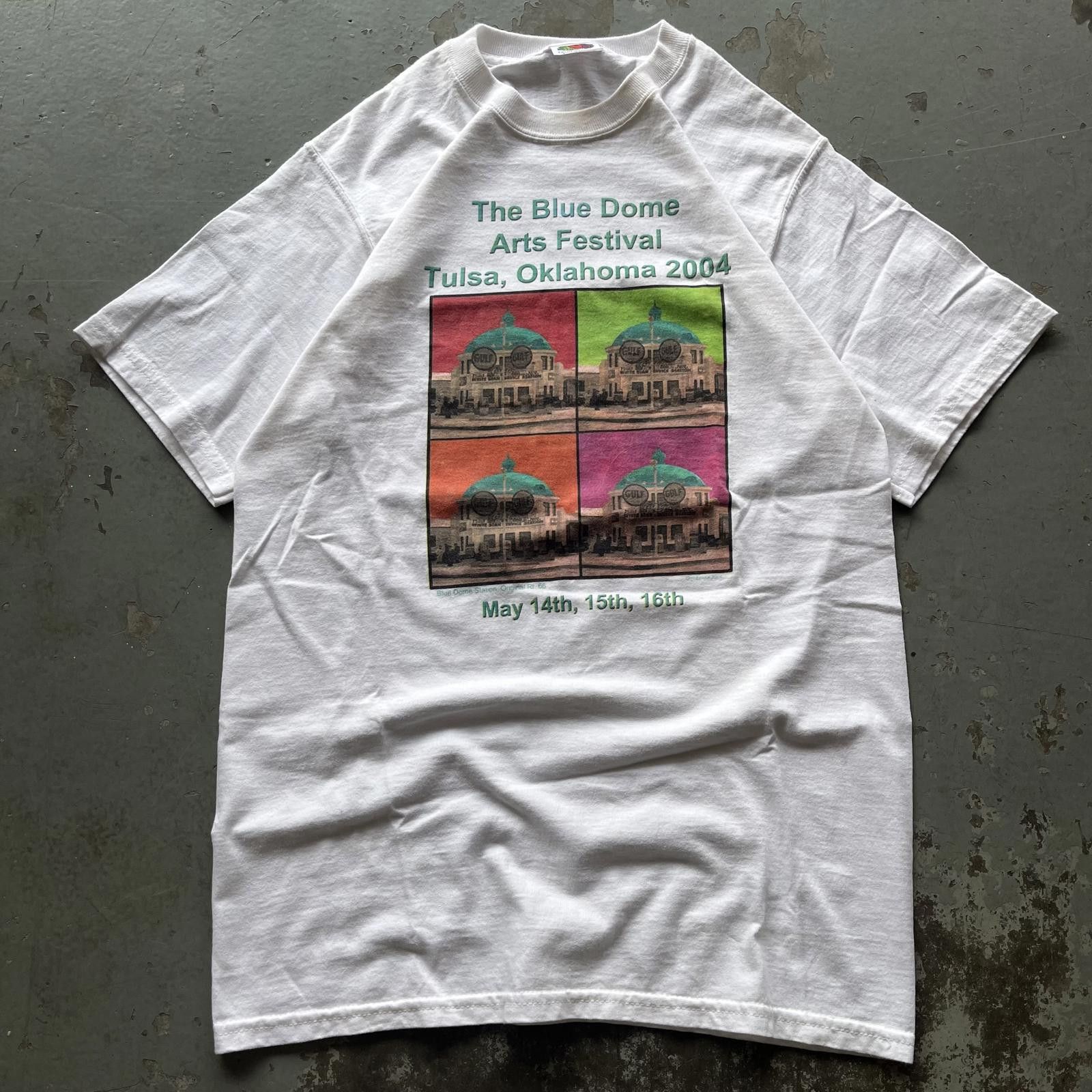 Andy Warhol × Vintage Vintage Y2K The Blue Dome Tulsa Oklahoma Andy Warhol Shirt Size US S / EU 44-46 / 1 - 1 Thumbnail