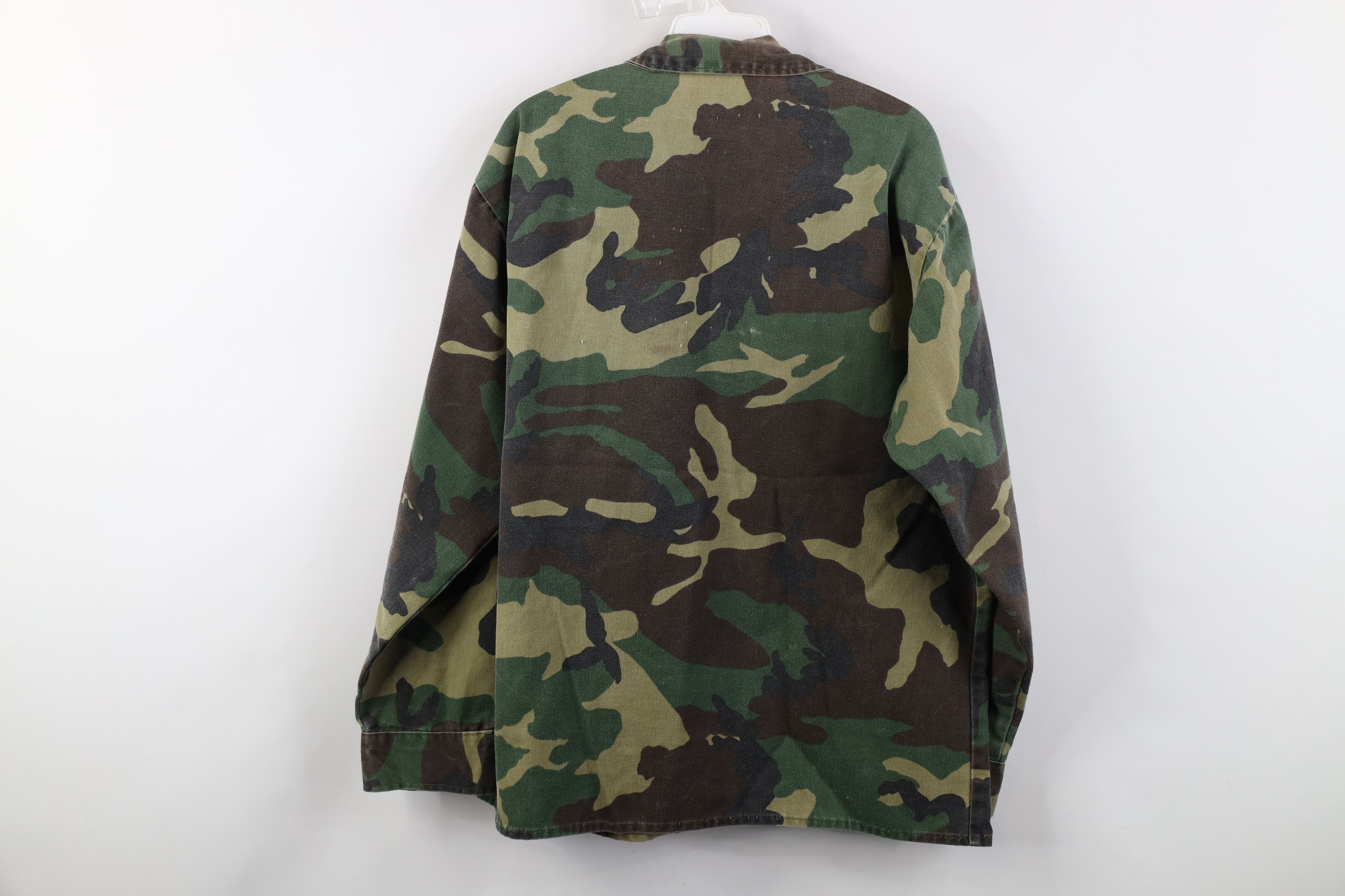 Vintage Vintage 70s Military Camouflage Combat Field Shirt Jacket Size US L / EU 52-54 / 3 - 13 Thumbnail
