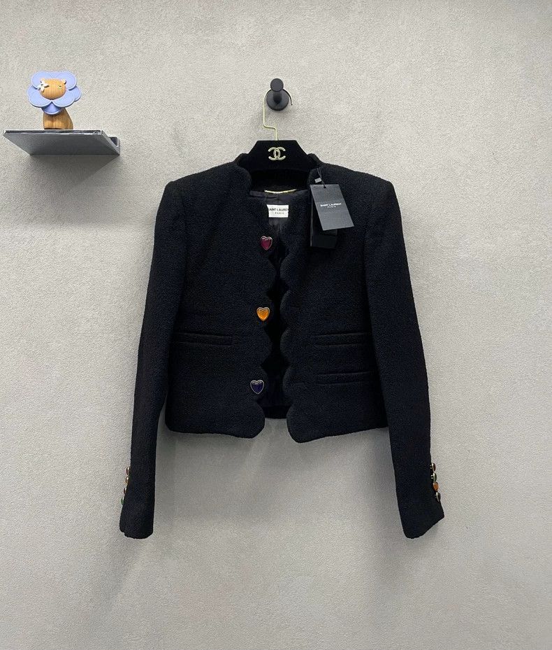 Saint Laurent Paris Saint Laurent ParisSS22 Solid Single Breasted Casual Short Size XS / US 0-2 / IT 36-38 - 1 Thumbnail