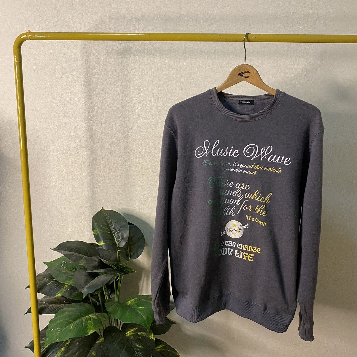 If Six Was Nine × Japanese Brand × Le Grande Bleu (L.G.B.) Japanese Brand Freebeat Music Wave Ifsixwasnine Style Sweat Size US M / EU 48-50 / 2 - 1 Thumbnail