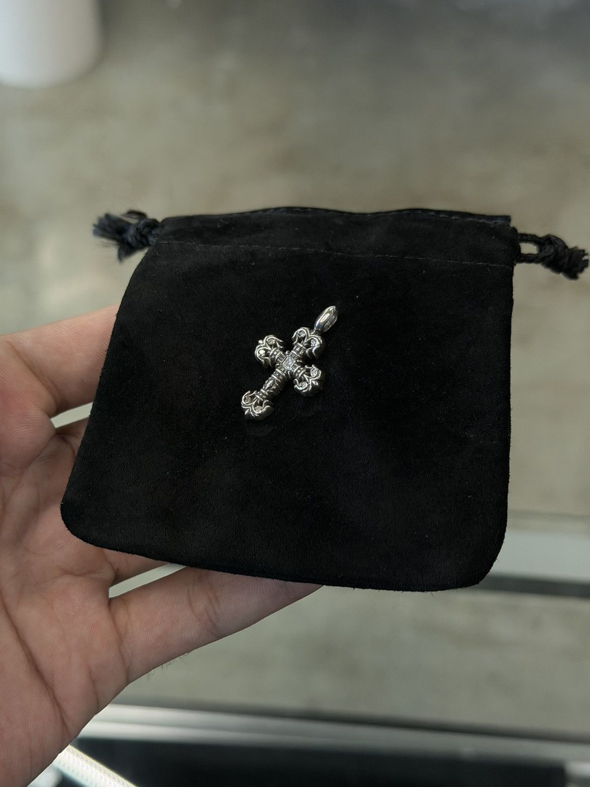 Chrome Hearts Chrome Hearts Factory Pave Diamond Filigree pendant NEW Size ONE SIZE - 10 Thumbnail