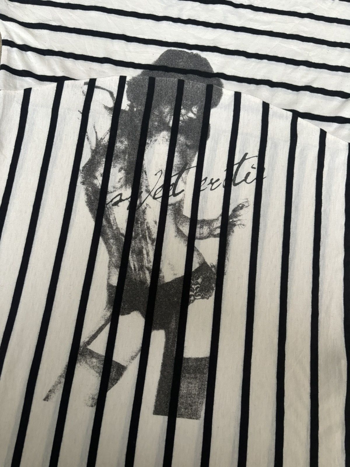 Hysteric Glamour Y2k Opium Marua Stripe Hysteric Style Tshirt Size ONE SIZE - 3 Thumbnail