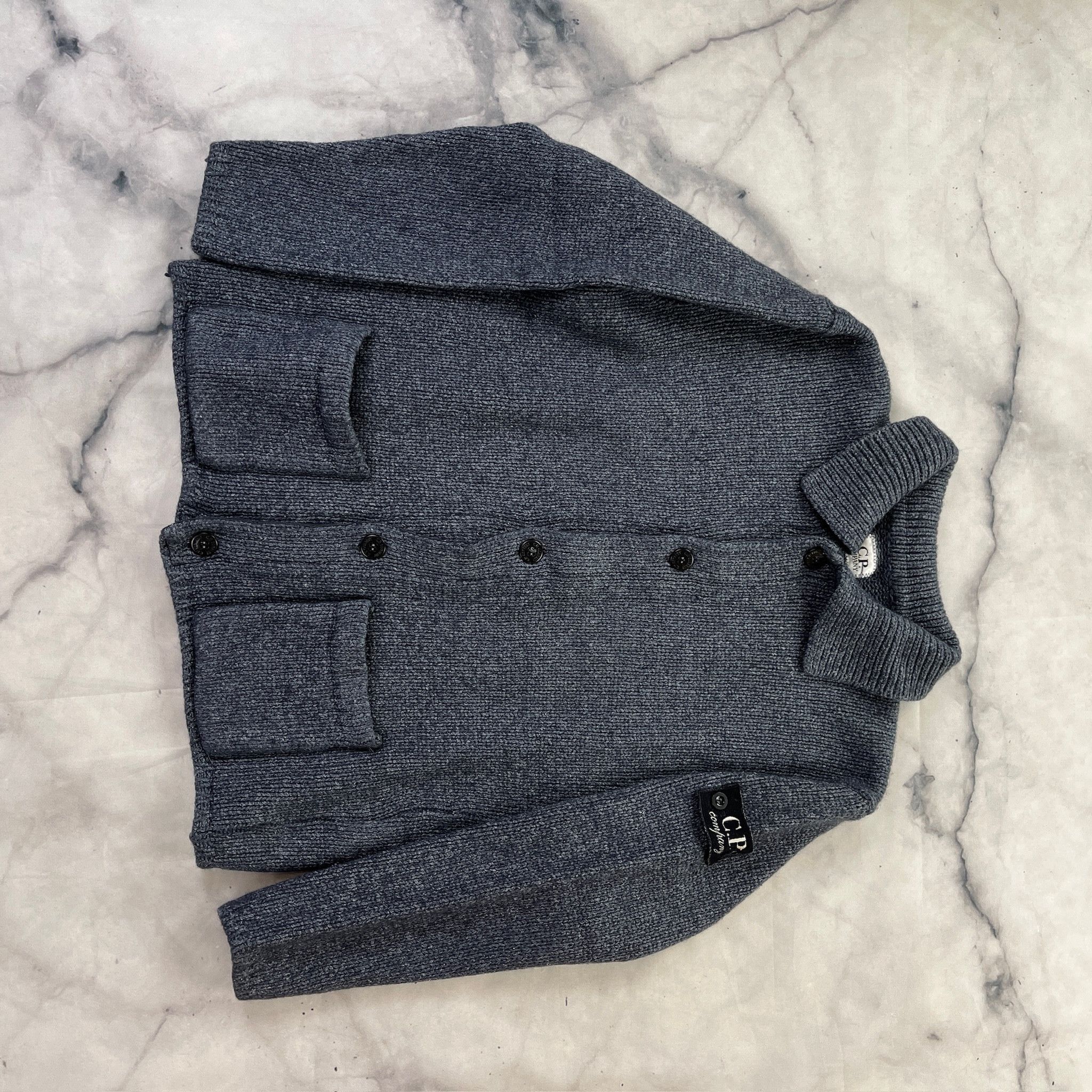 Company Wool Silk Button-Up Knit Cardigan