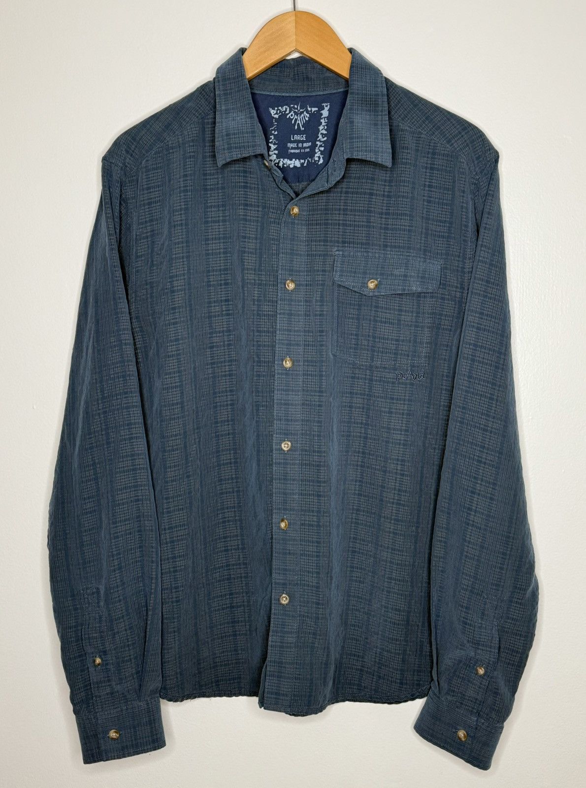Prana prAna Men’s Large Button-Up Shirt Modal Blend Plaid Size US L / EU 52-54 / 3 - 1 Thumbnail