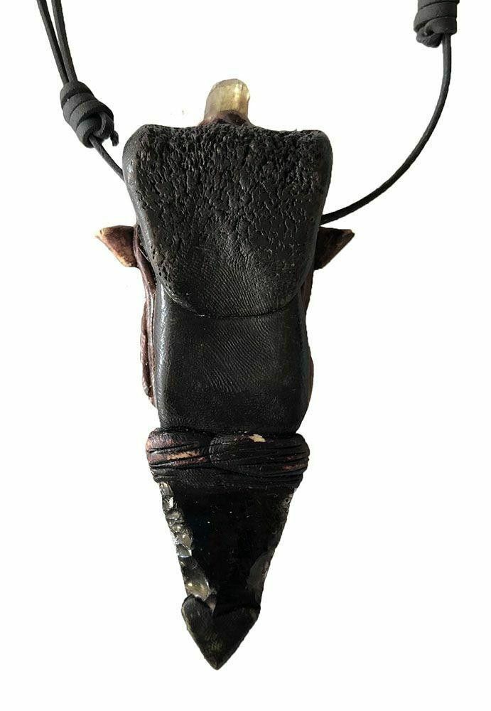 Designer New Black Artisan Hand Made Elf Necklace Size ONE SIZE - 2 Thumbnail