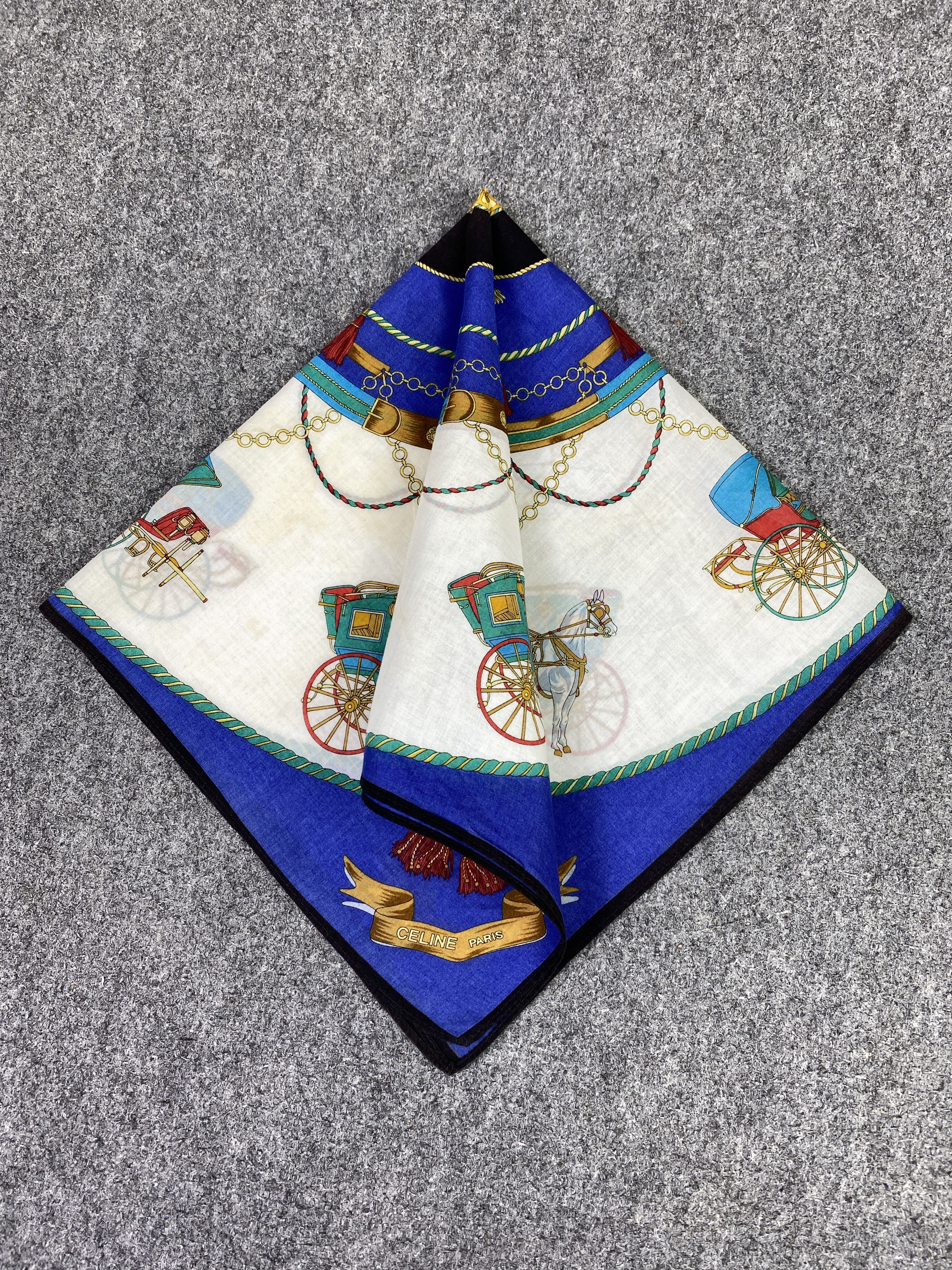 Celine Vintage Celine Handkerchief / Neckerchief KT0250 Size ONE SIZE - 3 Thumbnail
