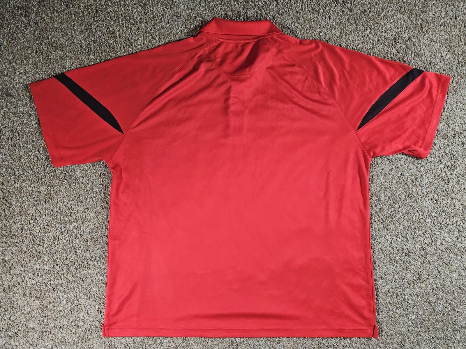 NBA NBA Chicago Bulls 2xl Red Polo Shirt Size ONE SIZE - 5 Thumbnail