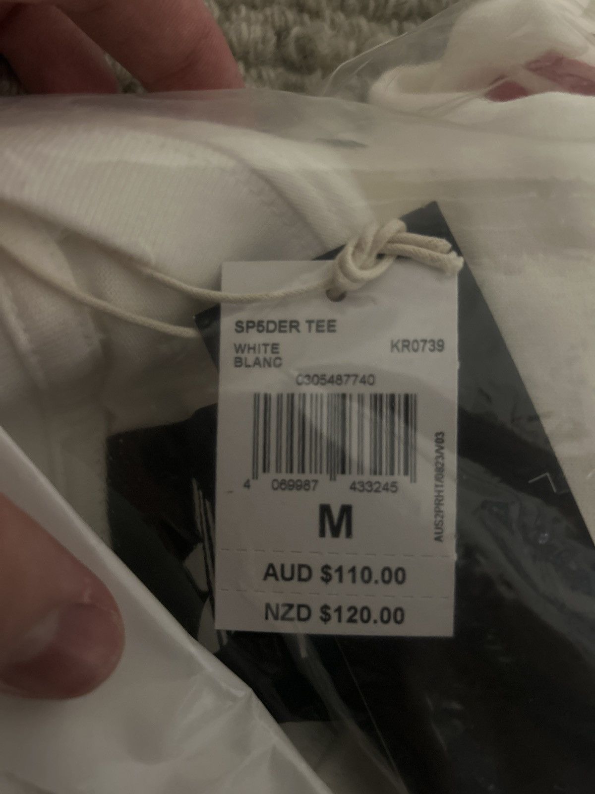 Sp5der Sp5der x Adidas white t-shirt Size US M / EU 48-50 / 2 - 1 Thumbnail